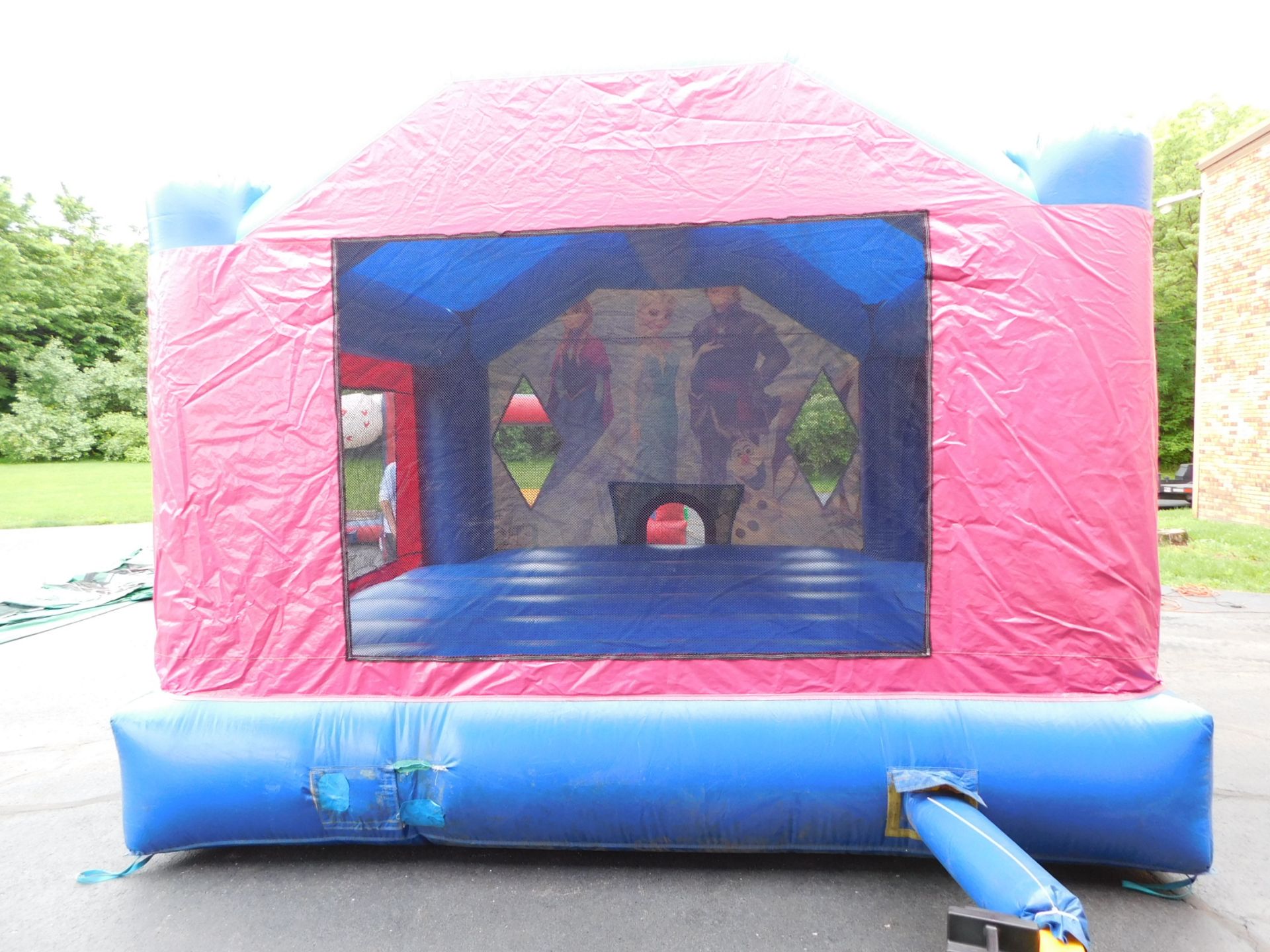 Ninja Jump Frozen Bounce House Inflatable, 14'WX15'LX12'H - Image 4 of 14