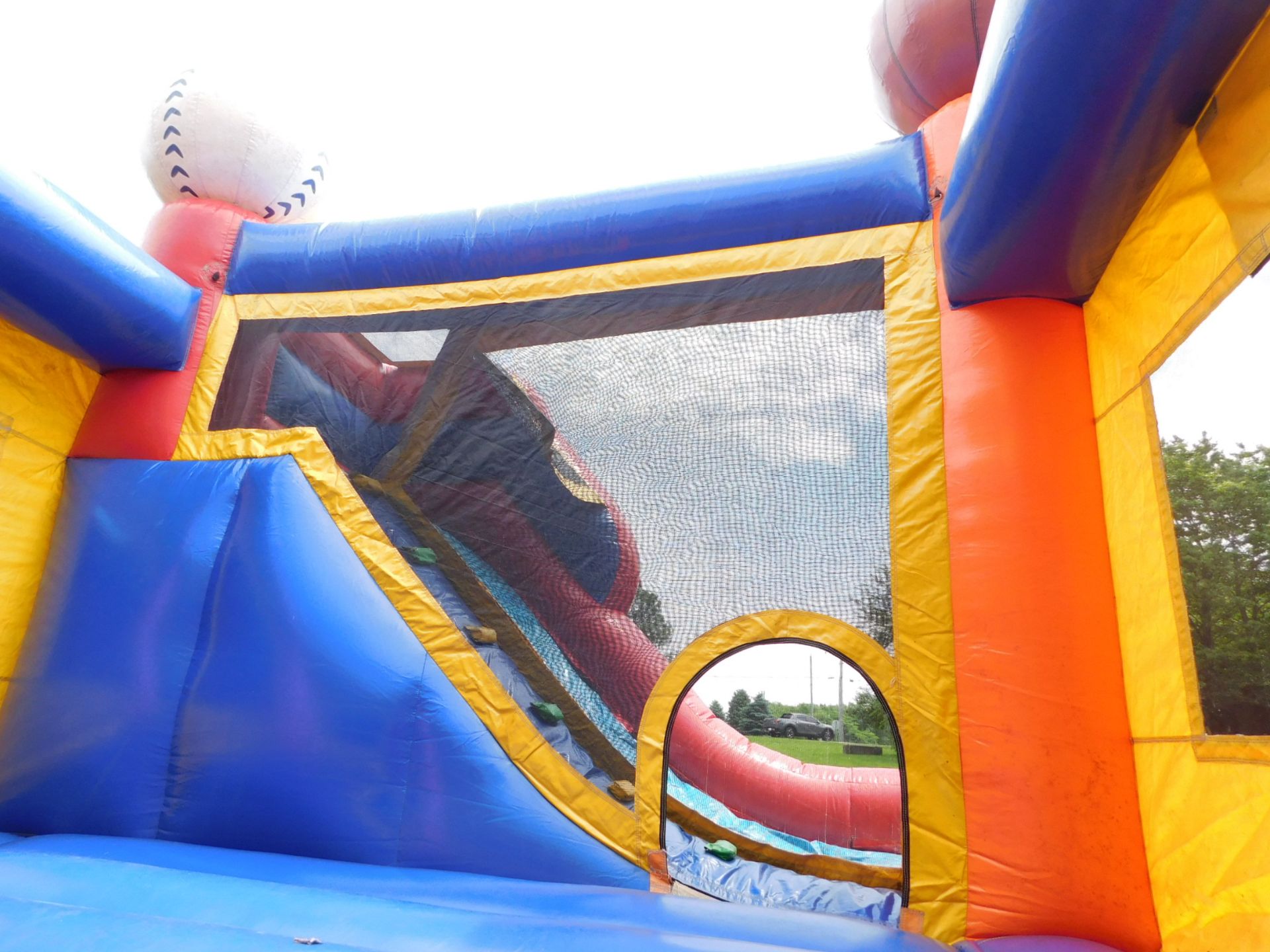 Sports Combo Bounce House w/Slide, 18'WX20'LX14'H, 2 blowers req. - Image 14 of 19
