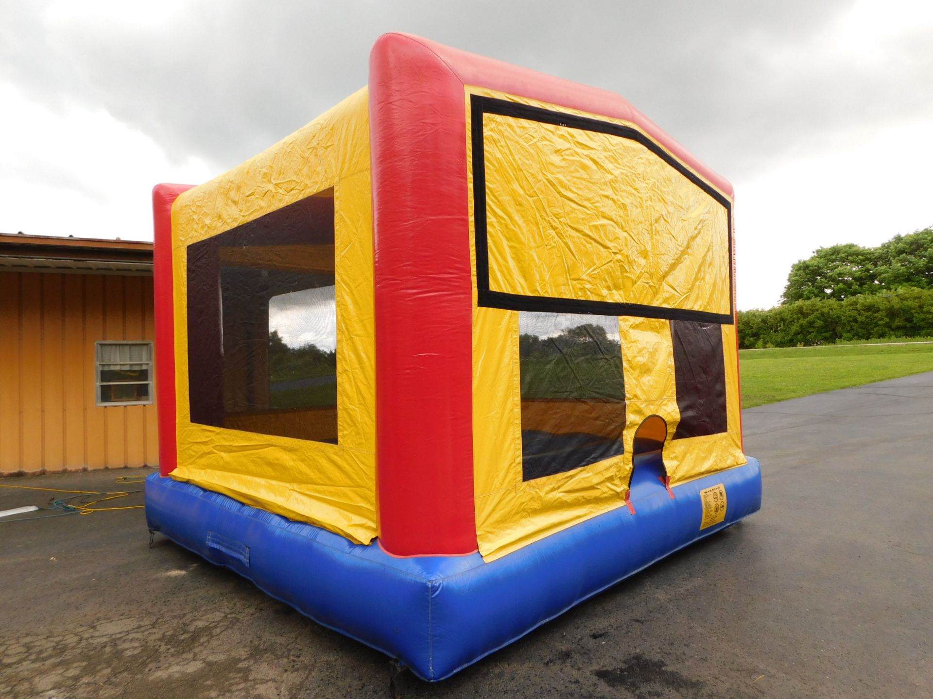 Moonwalk Spacewalk Inflatable Bounce House, 15'WX15'LX12'H, 2 Blowers req.