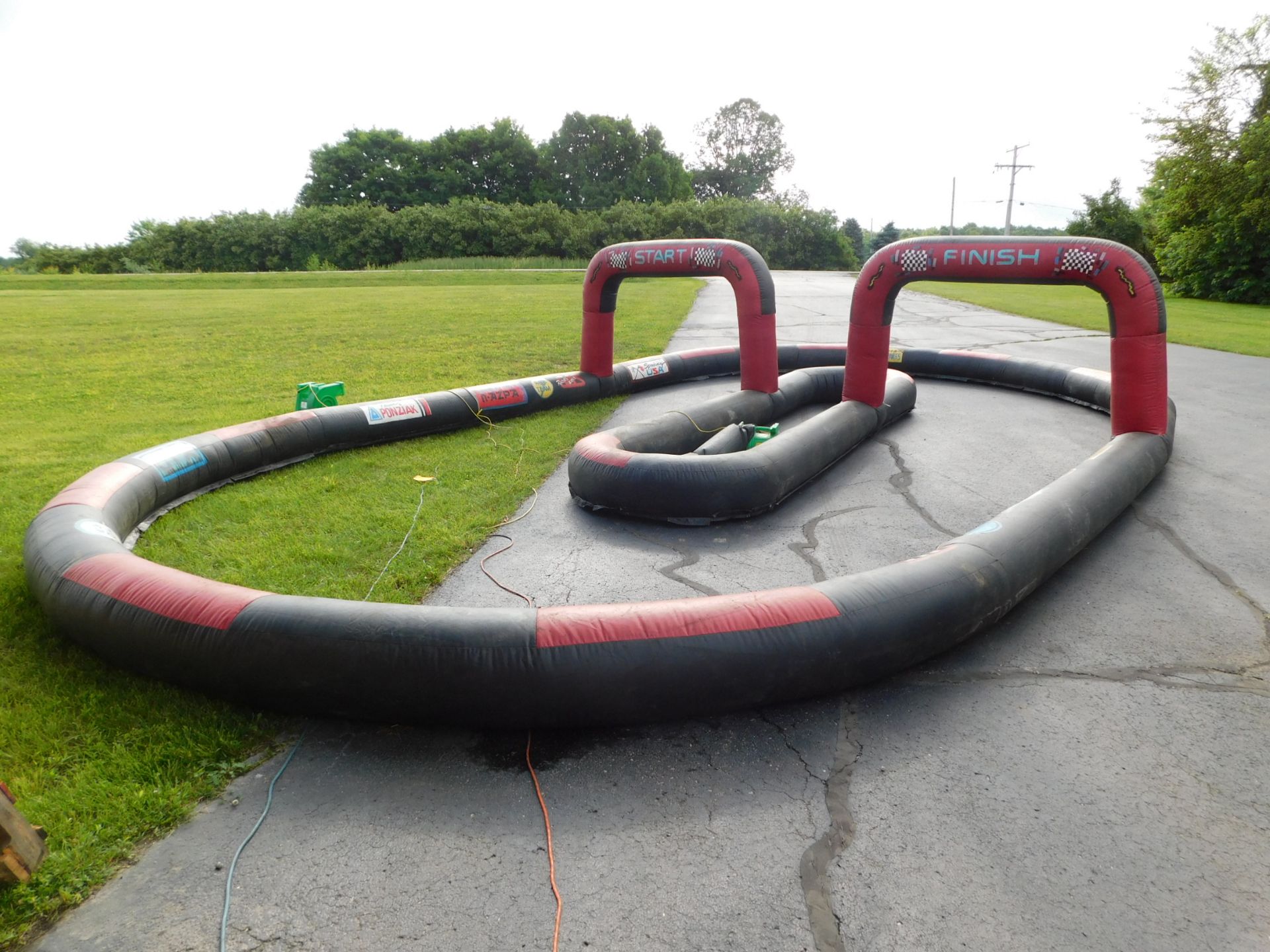 Inflatable Bicycle Race Track 36'LX17'WX7'H, 1 Blower req. #56