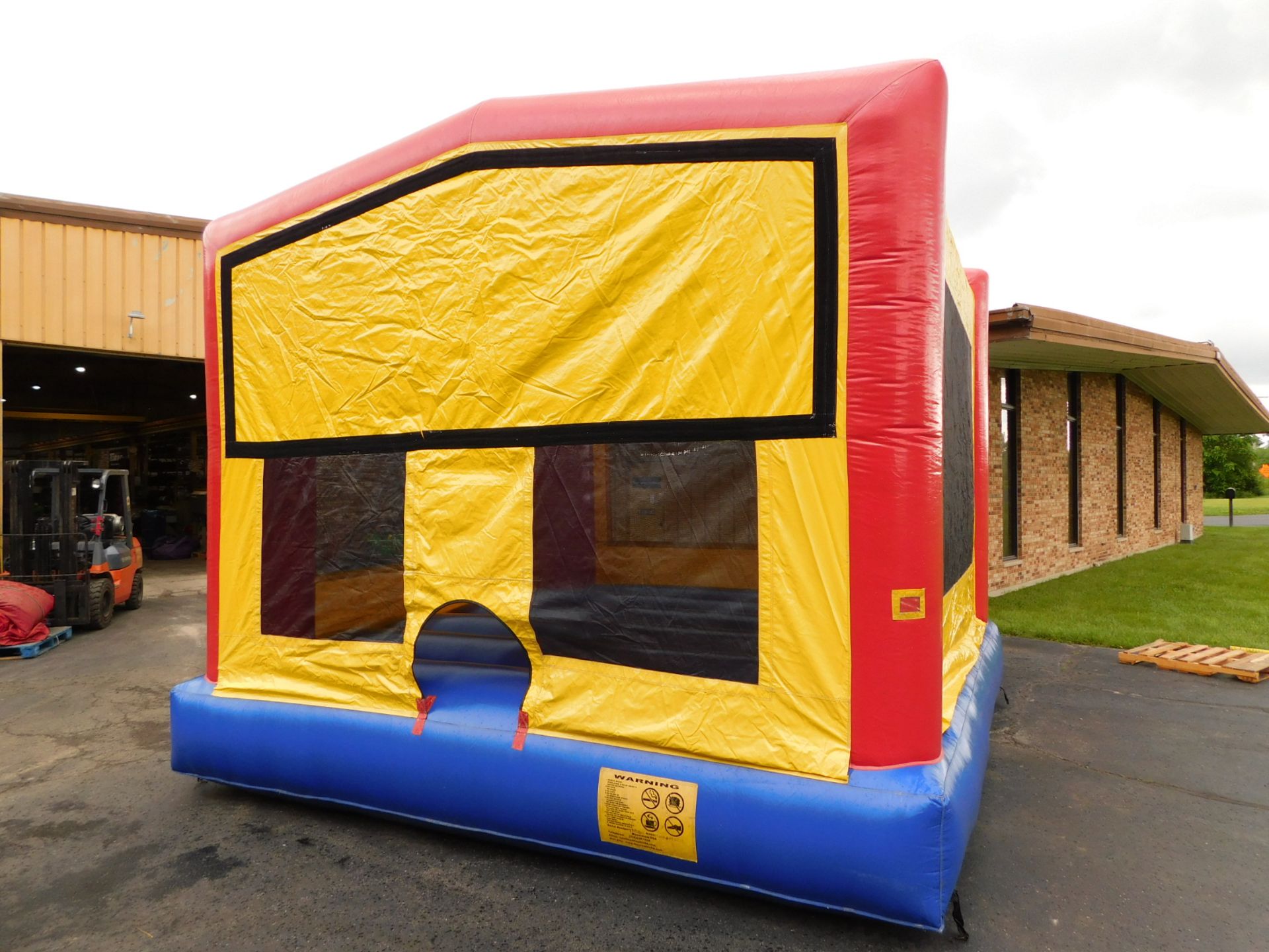 Moonwalk Spacewalk Inflatable Bounce House, 15'WX15'LX12'H, 2 Blowers req. - Image 2 of 12