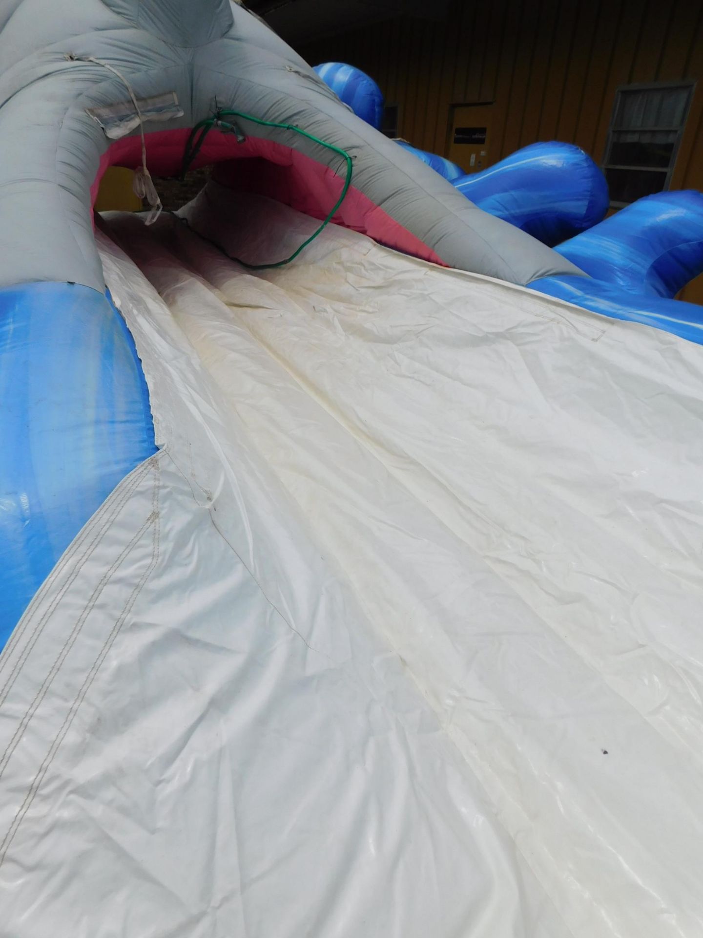 N-Flatables Shark Slip N Slide, 12'WX32'LX10'H #90 - Image 8 of 8