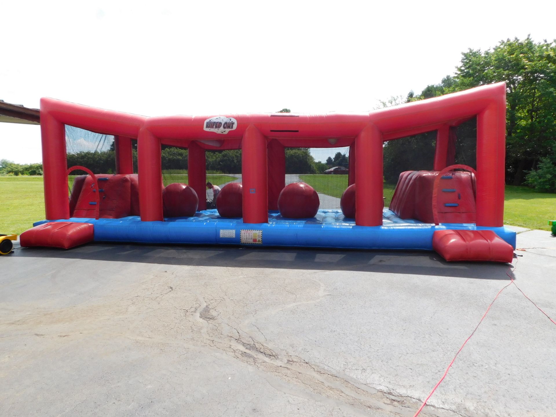 E-Z Inflatables Wiped Out Obstacle Course, 18'WX42'LX13'H #88 - Image 3 of 22