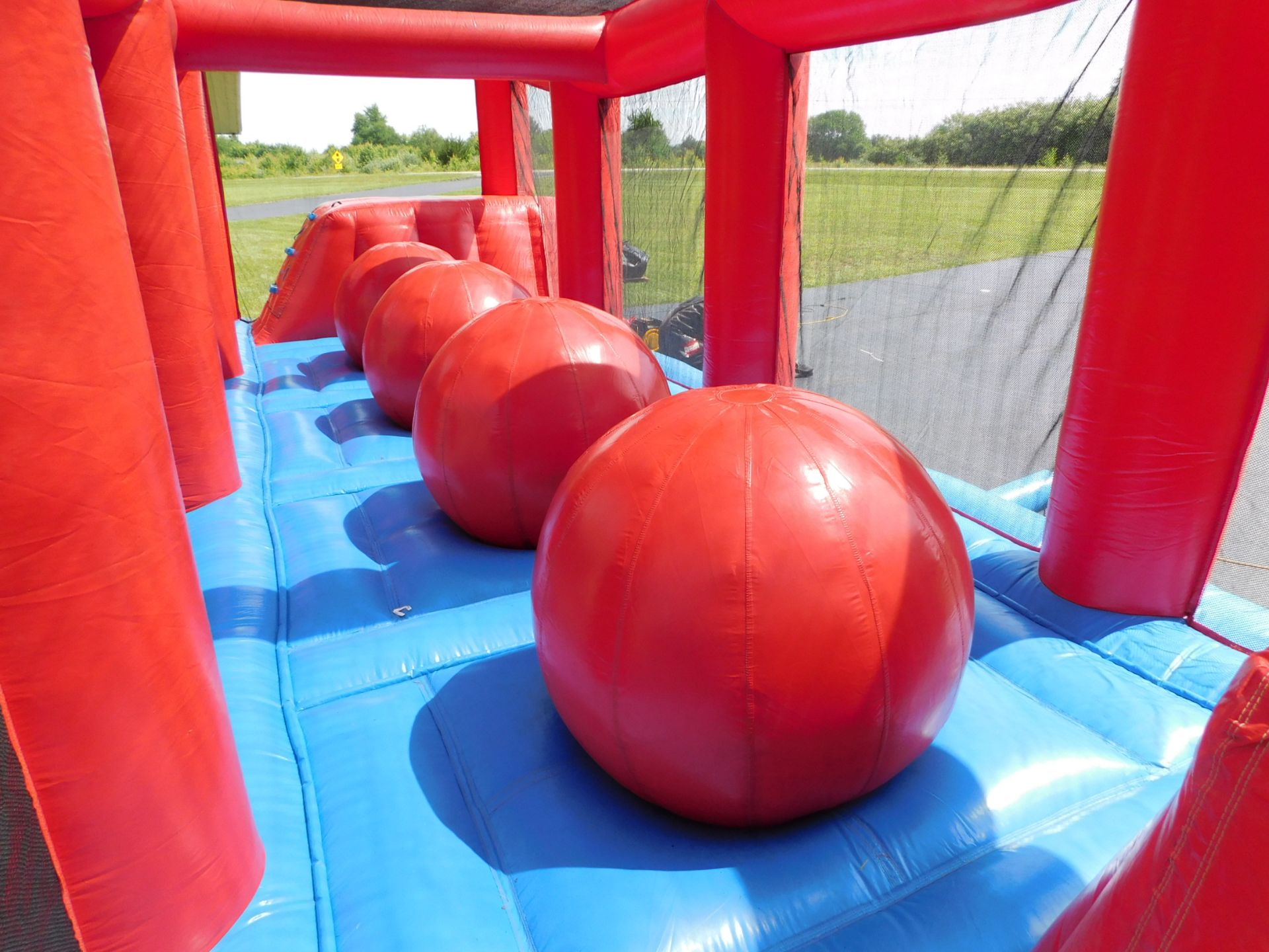 E-Z Inflatables Wiped Out Obstacle Course, 18'WX42'LX13'H #88 - Image 9 of 22