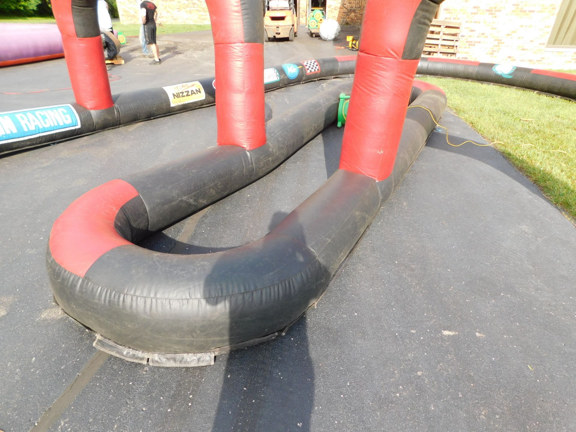 Inflatable Bicycle Race Track 36'LX17'WX7'H, 1 Blower req. #56 - Image 5 of 5
