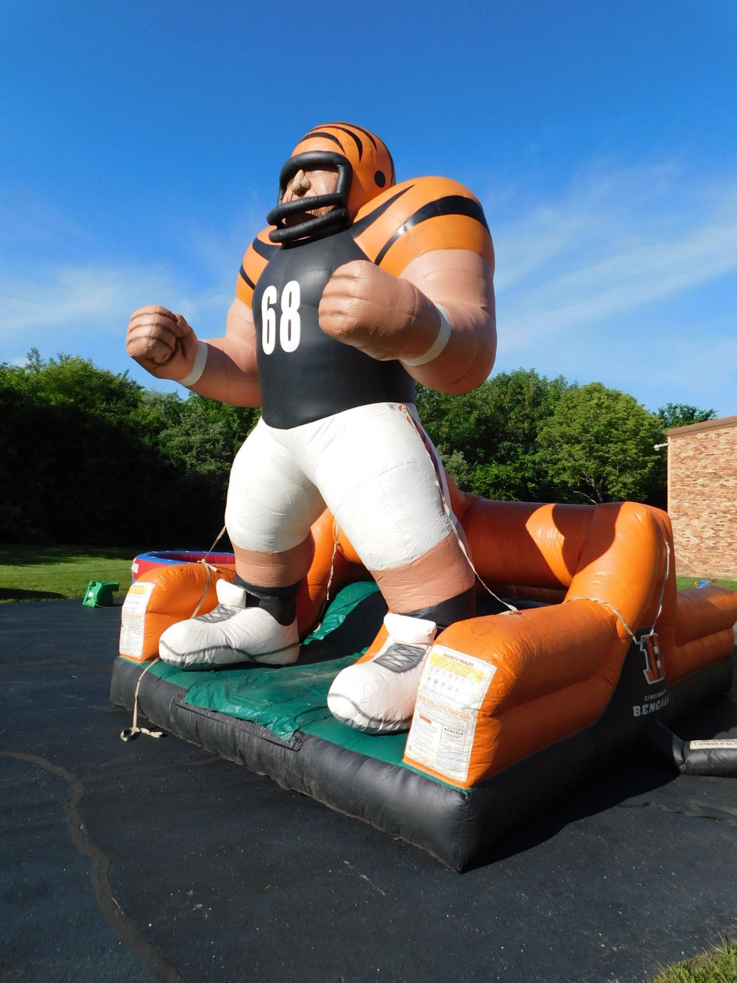 Cincinnati Bengals Obstacle Course, 50'LX13.5'WX16'H, 1 Blower req. #80 - Image 2 of 32