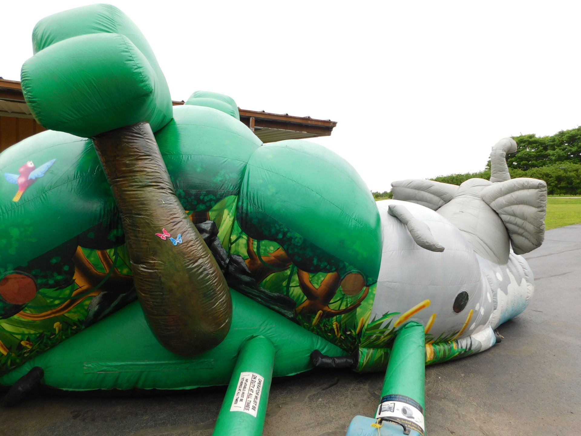 Cutting Edge Creations Jungle Playlite Inflatable, 12'WX48'LX14'H (2) Wide Mouth Blowers Req. - Image 8 of 27