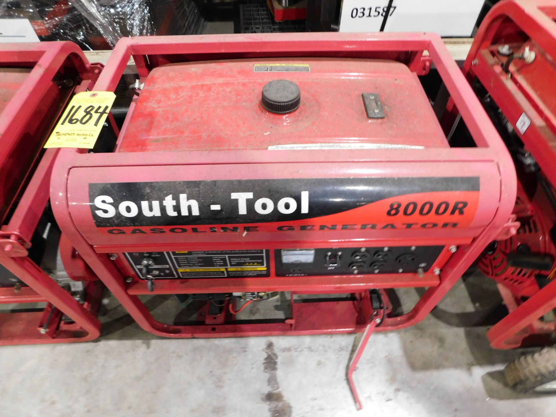 South Tool Model 80002R Gas Powered Generator, 8000 Max Watts 15H.P. Condition Unknown