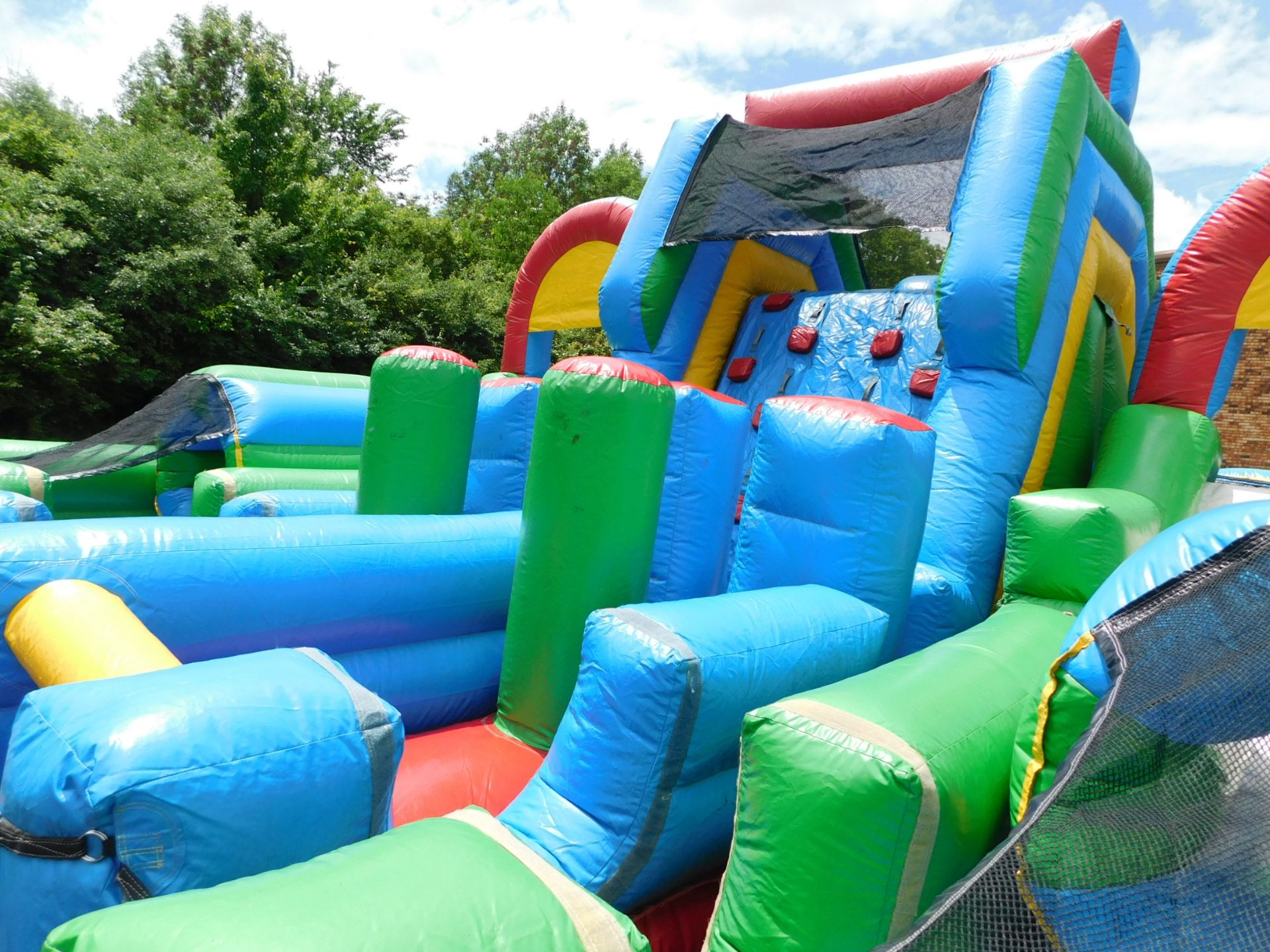 Inflatable Store "Adrenaline Rush" The Next Generation 3 piece Inflatable Obstacle Course, 24'WX34' - Image 6 of 28