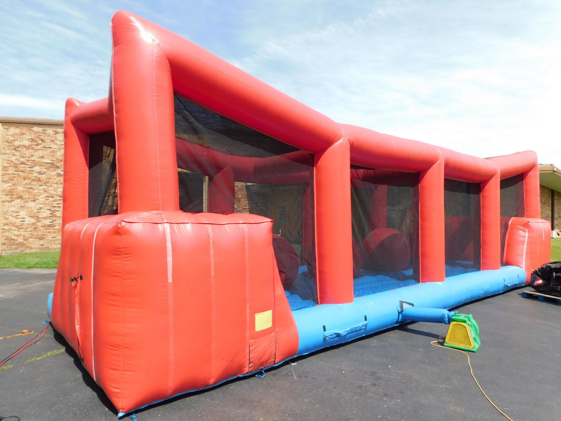 E-Z Inflatables Wiped Out Obstacle Course, 18'WX42'LX13'H #88 - Image 5 of 22