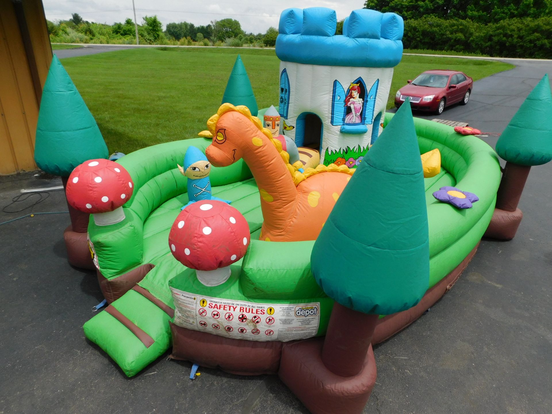 Inflatable Depot Baby Majic land Inflatable, 18'WX24'LX11'H, 1 Blower req.