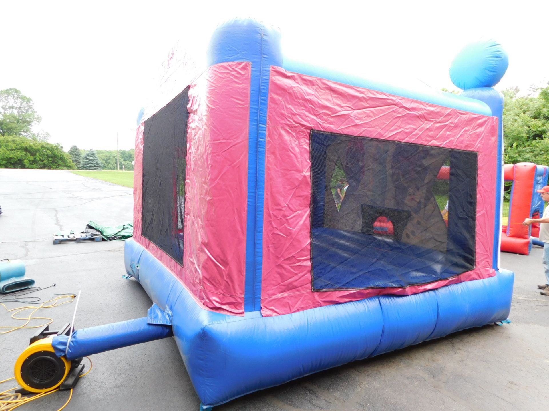 Ninja Jump Frozen Bounce House Inflatable, 14'WX15'LX12'H - Image 3 of 14