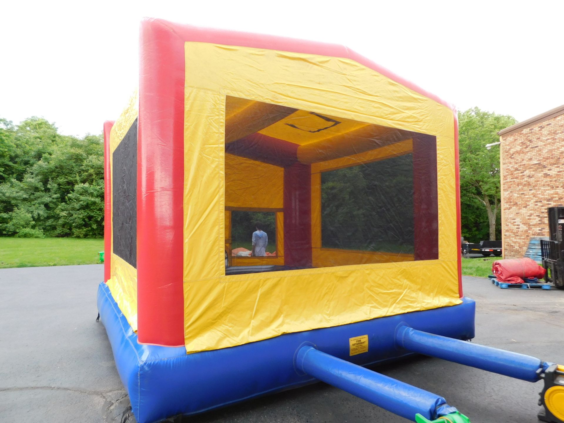 Moonwalk Spacewalk Inflatable Bounce House, 15'WX15'LX12'H, 2 Blowers req. - Image 4 of 12
