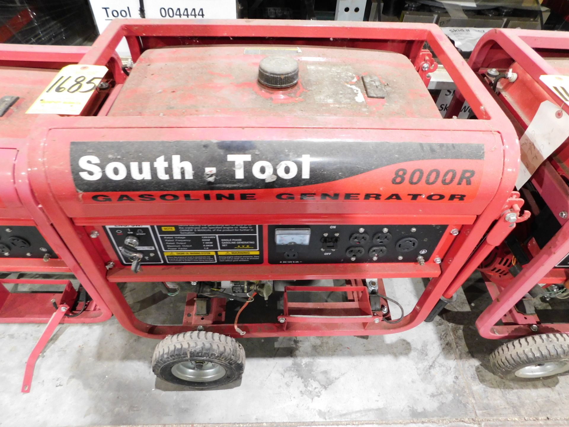 South Tool Model 80002R Gas Powered Generator, 8000 Max Watts 15H.P. Condition Unknown