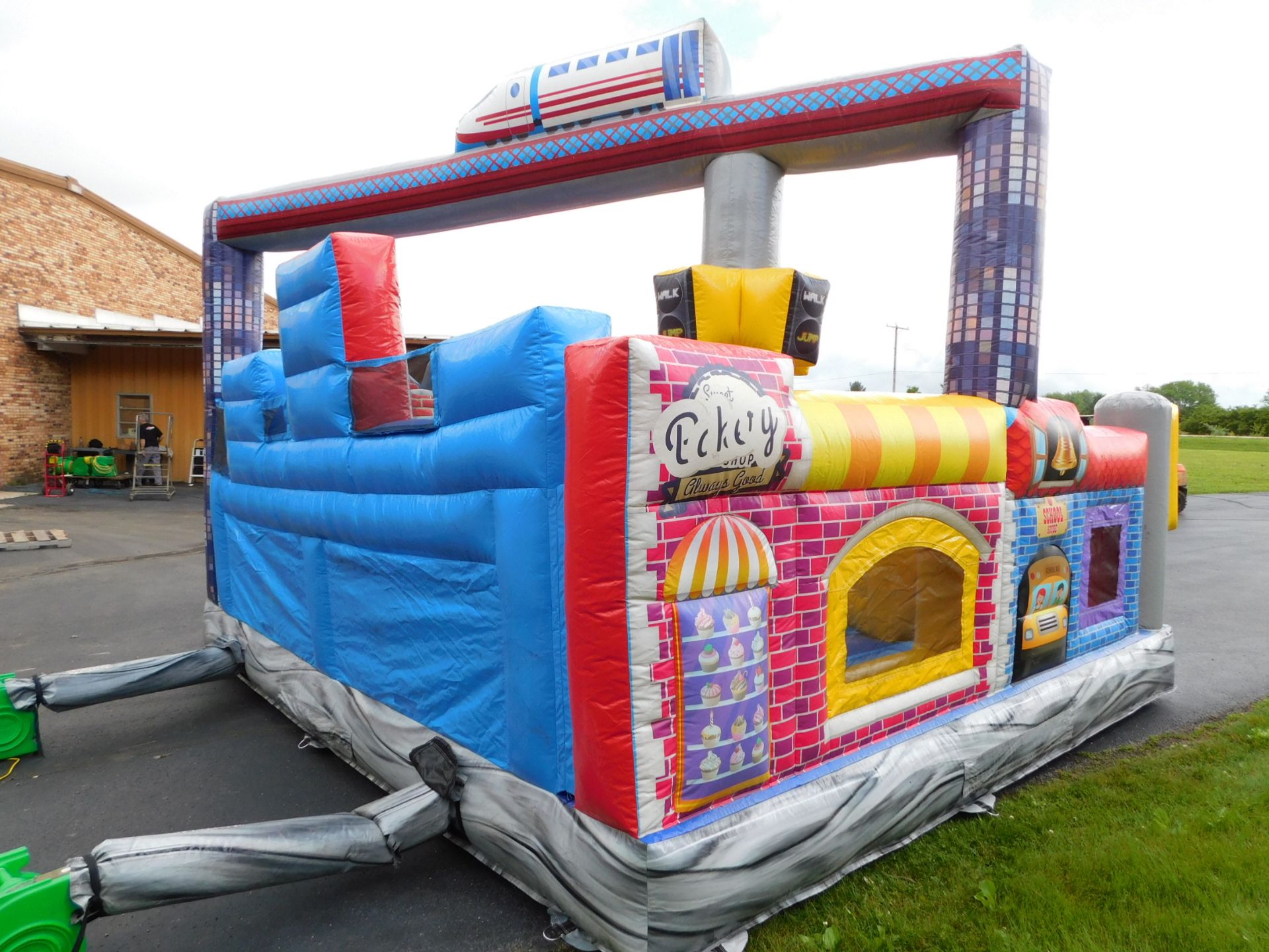 Eye Candy Mini City Inflatable Bounce House, 19'WX17'LX14'H, 2 Blowers req. - Image 5 of 22