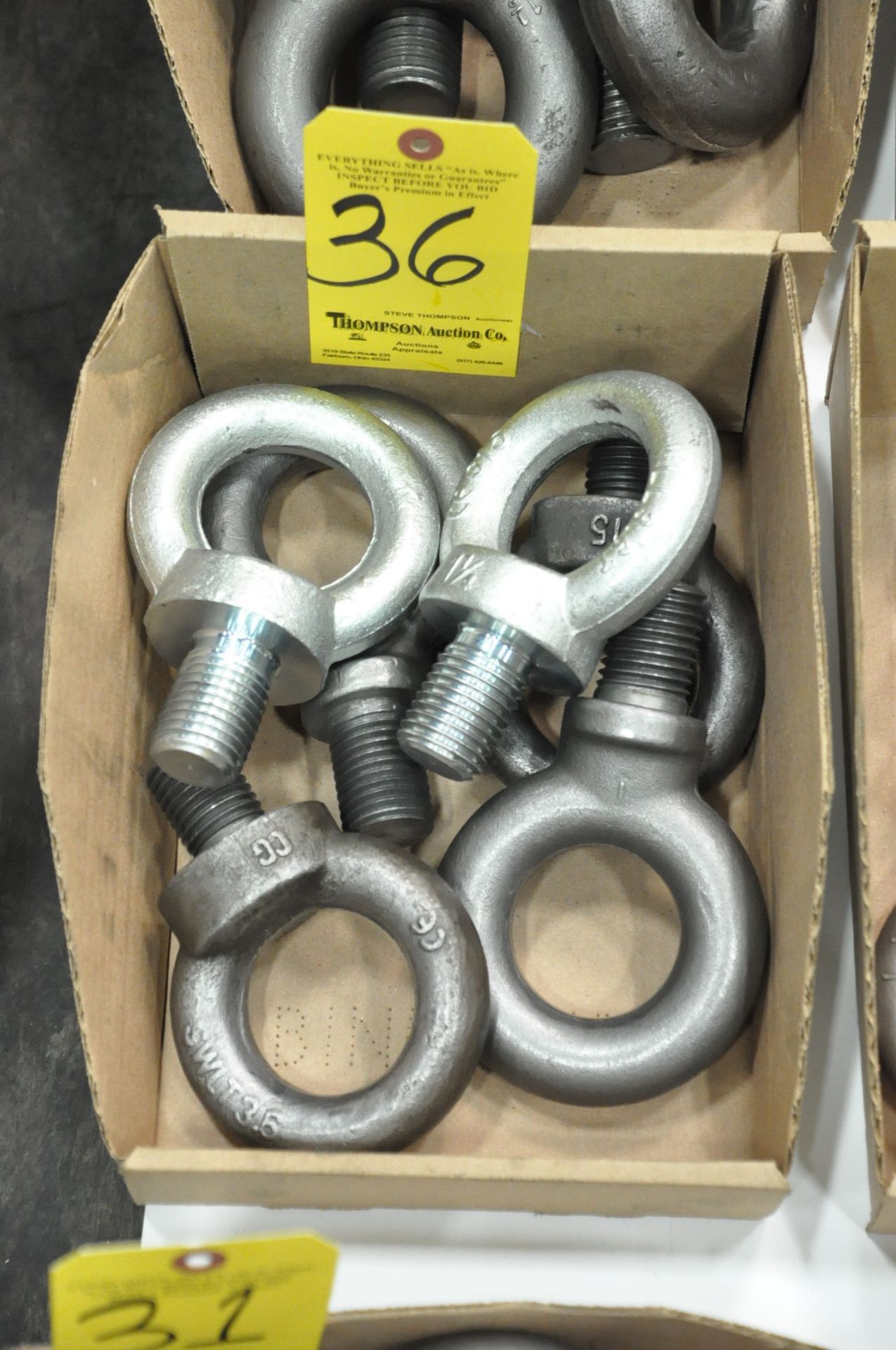 Lot-Eye Bolts in (1) Box