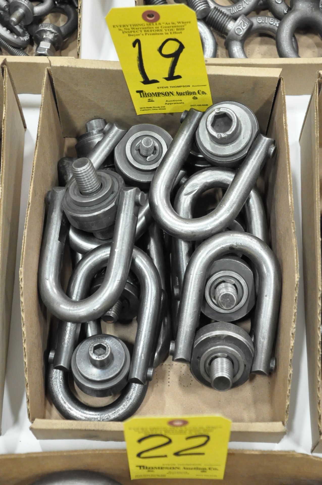 Lot-(11) Die Lifting Rings in (1) Box