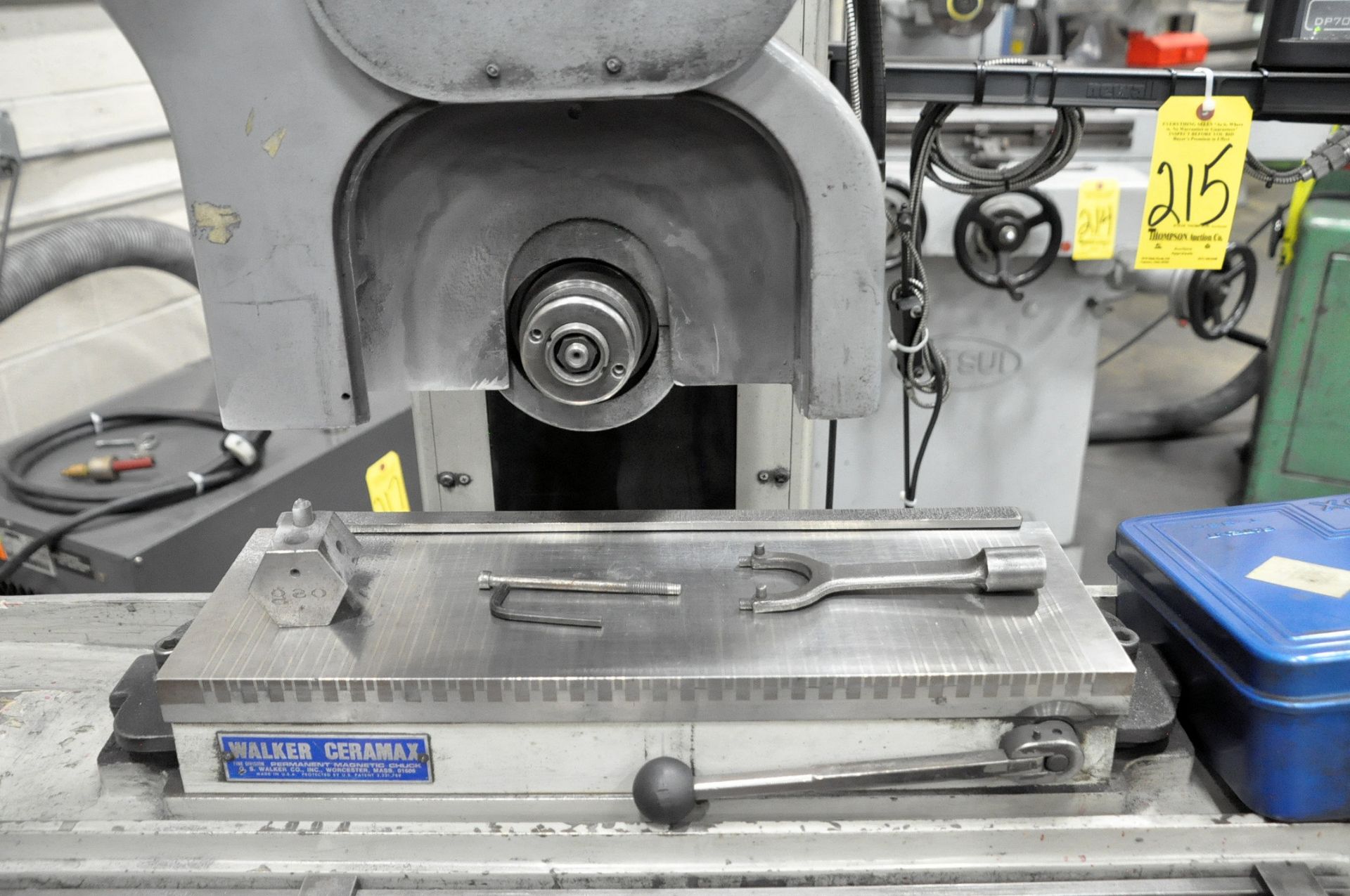 Okamoto Model 618 Linear Hand Feed Surface Grinder, s/n 8311U, Walker 6" x 18" Ceramax Chuck, Newall - Image 3 of 5