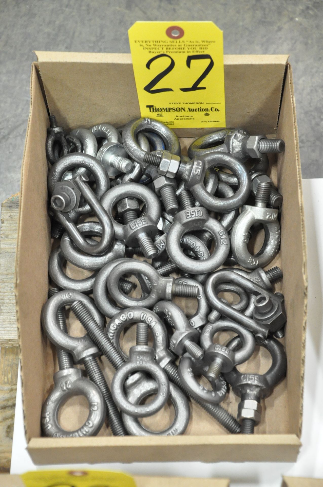 Lot-Eye Bolts in (1) Box