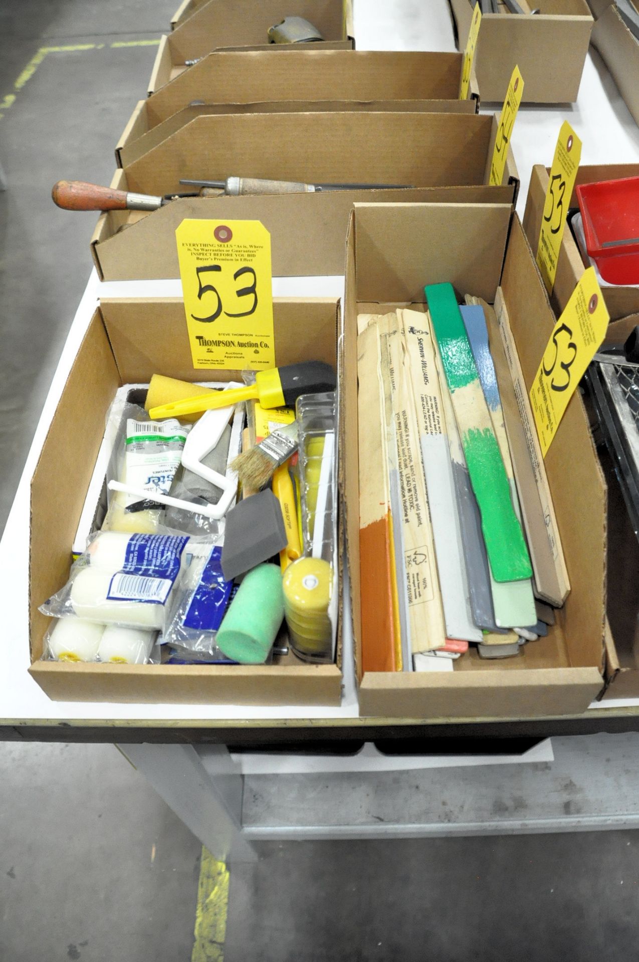 Lot-Paint Brushes, Rollers, Pans, Sticks, etc. in (4) Boxes - Image 3 of 3