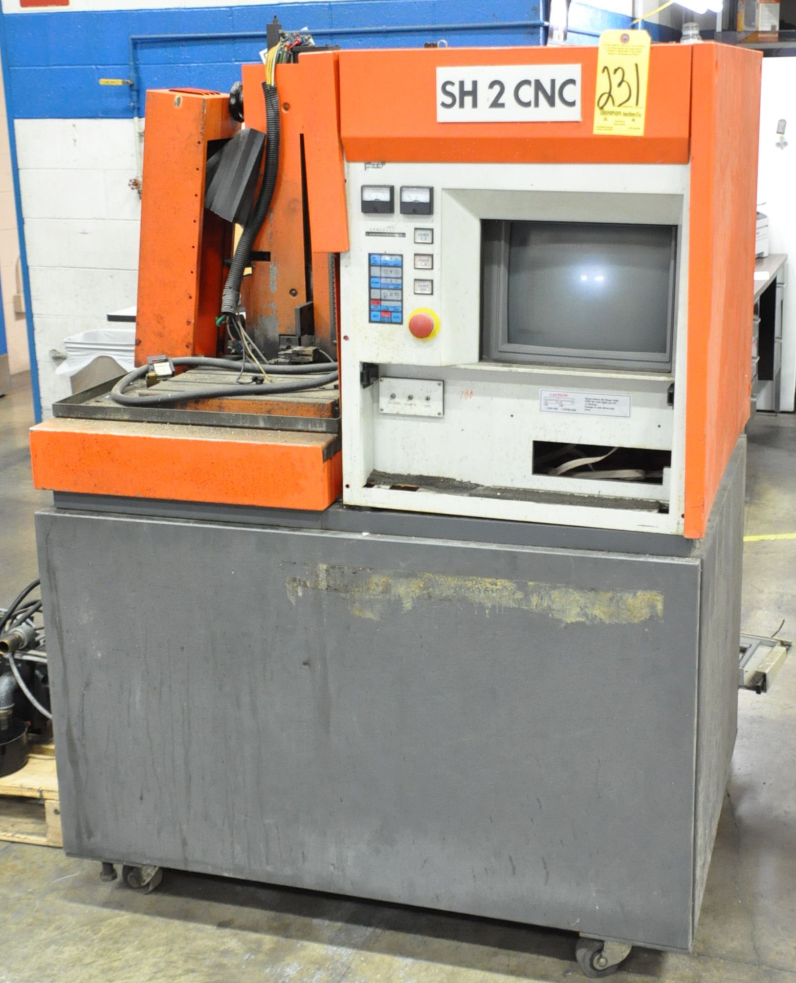 Charmilles SH2-CNC EDM Drill, S/n 91102014, New 1991, (Condition Unknown), (Not in Service)