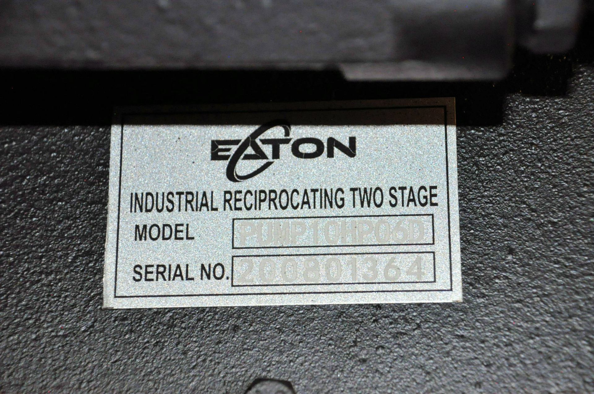 Eaton Reciprocating 2-Stage Vertical Tank Mounted Air Compressor, s/n 200801364, 10 HP, New 2021, - Image 4 of 6