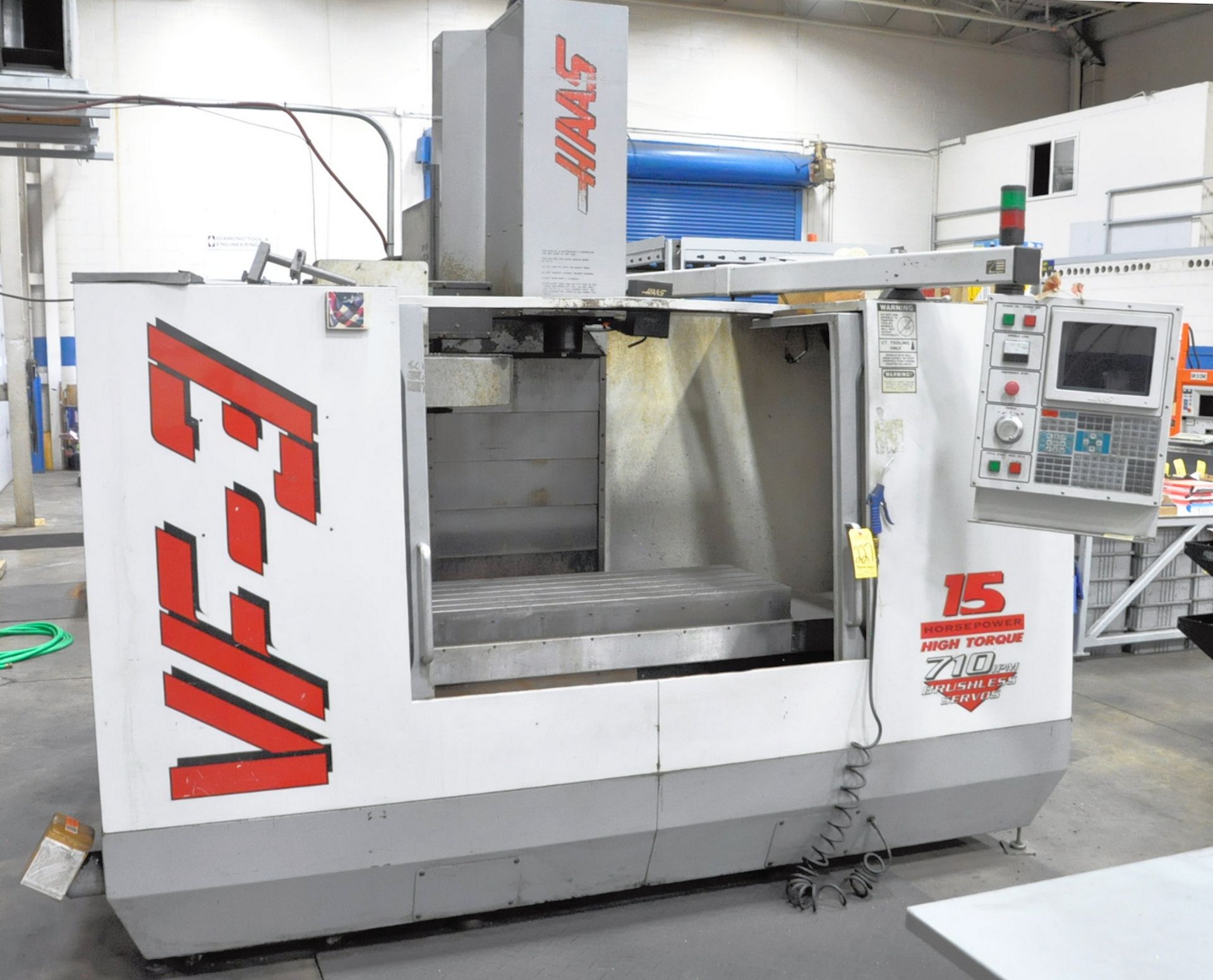 Haas Model VF-3 CNC Vertical Machining Center, s/n 10433, New 1997, Haas CNC Control, 48” X 18” - Image 2 of 8