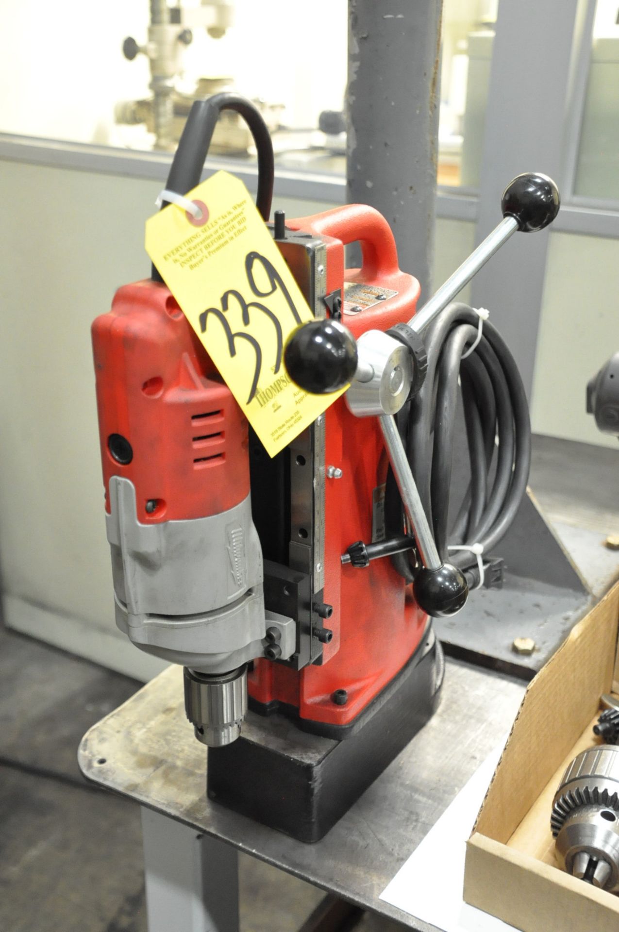 Milwaukee Cat. No. 4203 Magnetic Base Drill Press, with 5/64" - 1/2" Chuck
