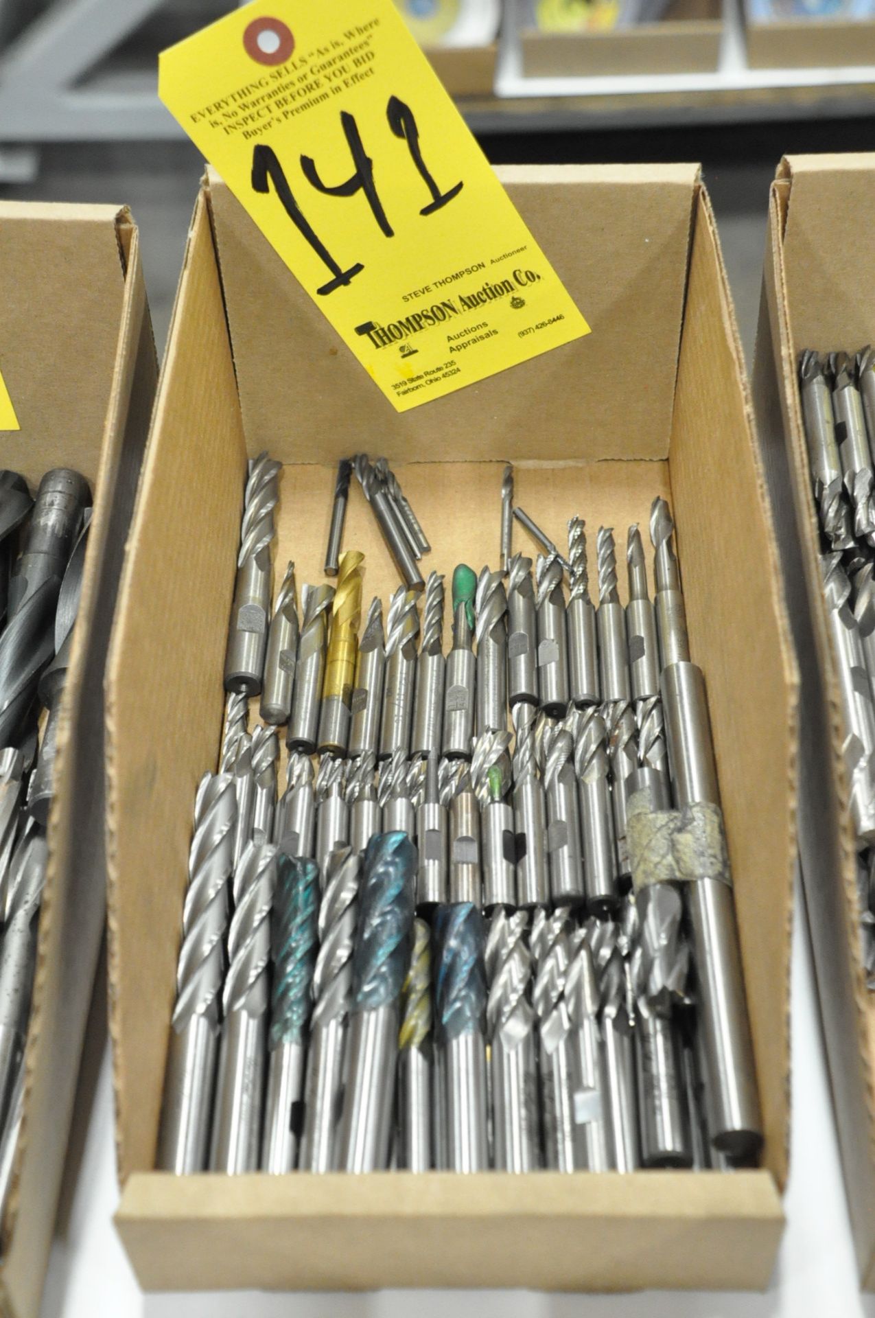 Lot-Single End Mills in (1) Box