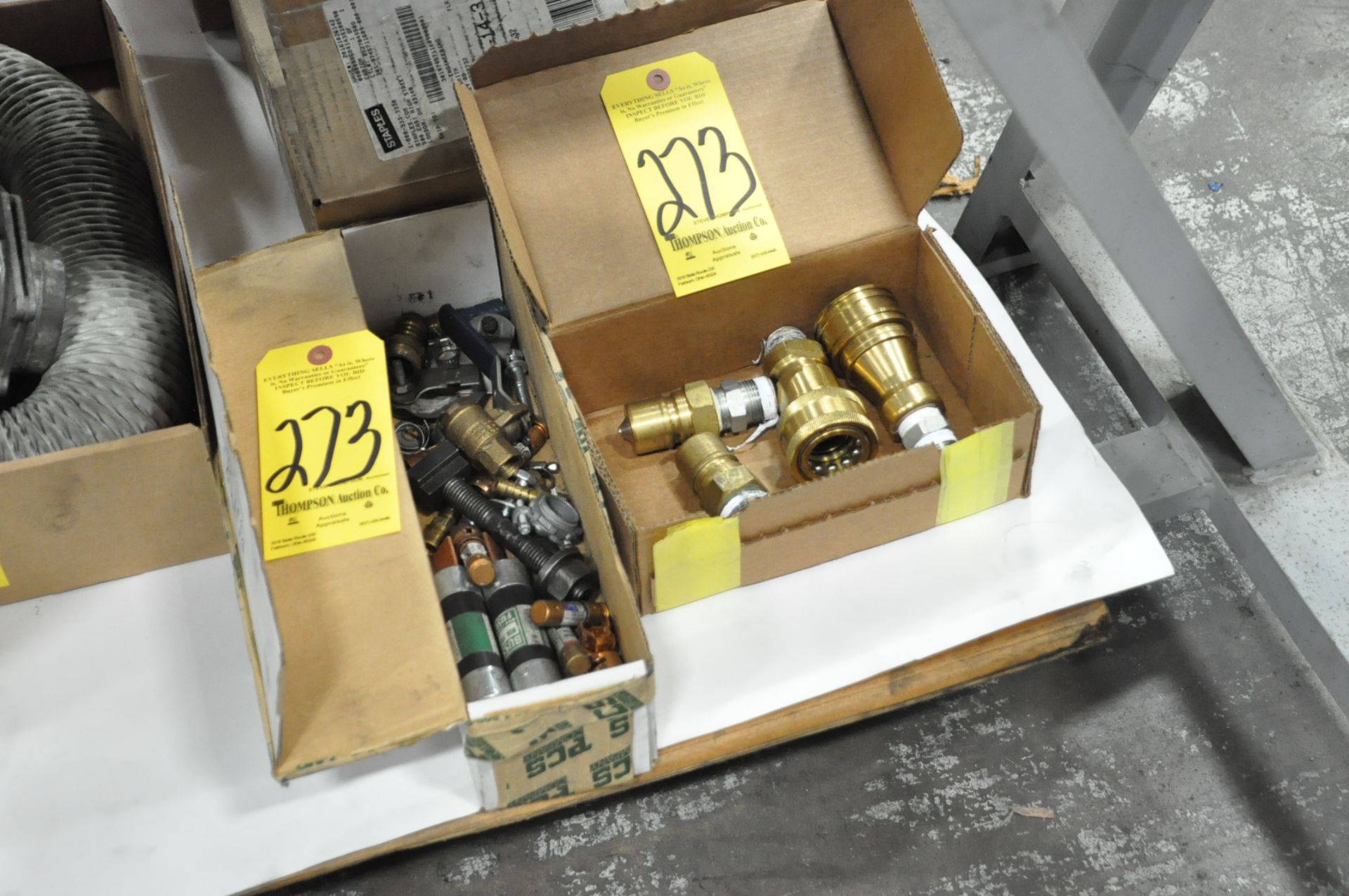 Lot-Hydraulic Hose Fittings in (5) Boxes Under (1) Bench - Image 3 of 3