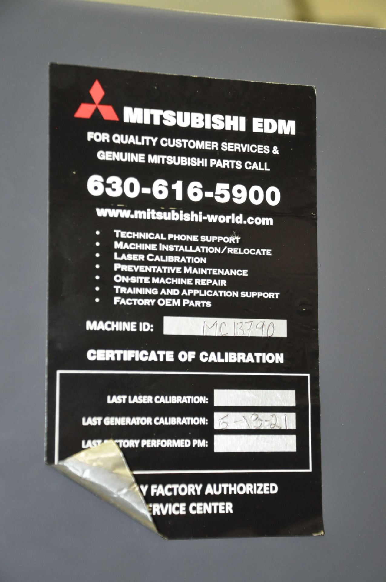 Mitsubishi Model EA12S CNC Ram EDM, s/n 50SD1402 (New 2020), Mitsubishi M700 Series CNC Control, - Image 12 of 12