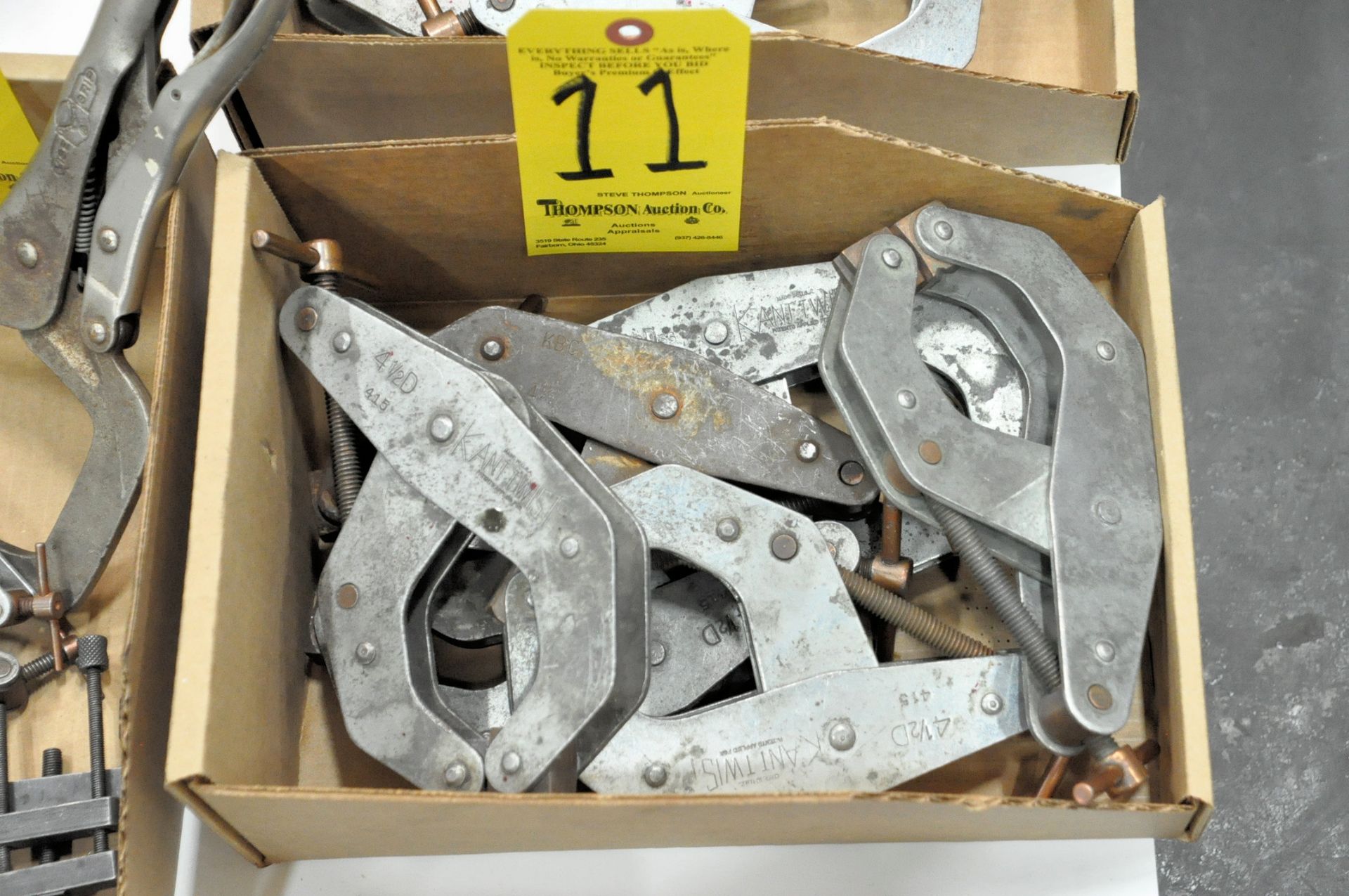 Lot-(6) Medium Size Kant Twist Clamps in (1) Box