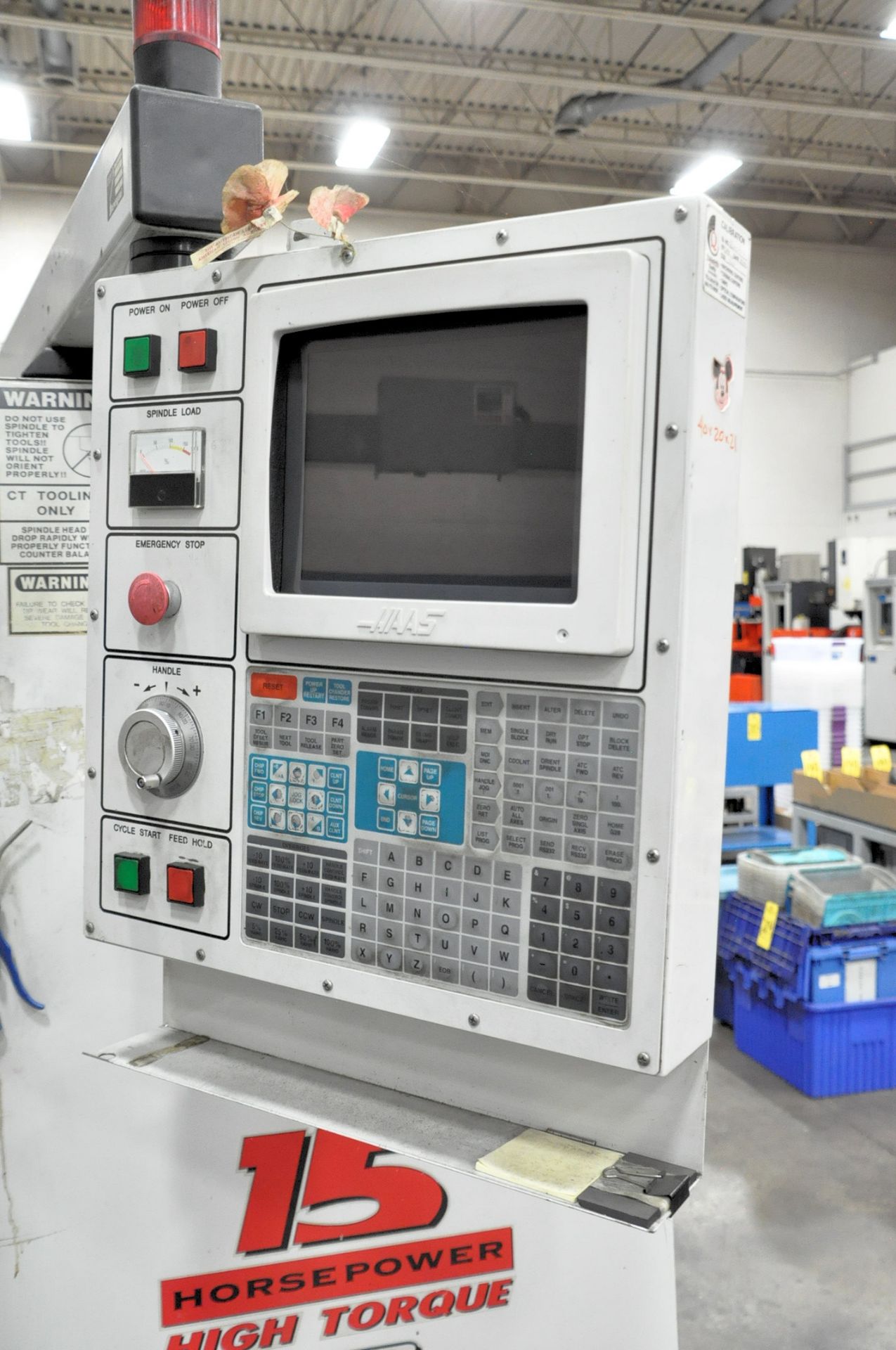 Haas Model VF-3 CNC Vertical Machining Center, s/n 10433, New 1997, Haas CNC Control, 48” X 18” - Image 3 of 8