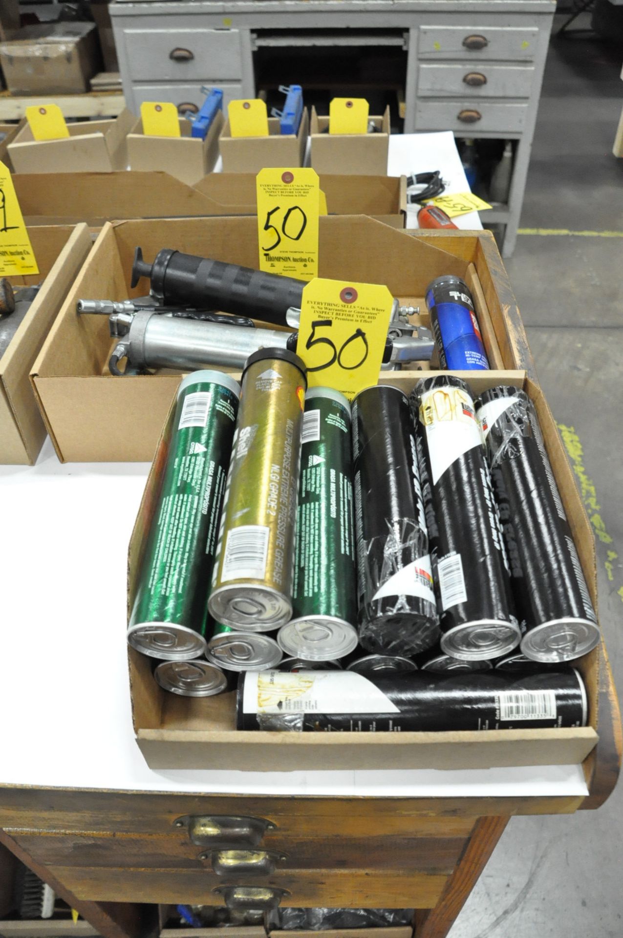 Lot-Caulk with Grease Guns in (2) Boxes