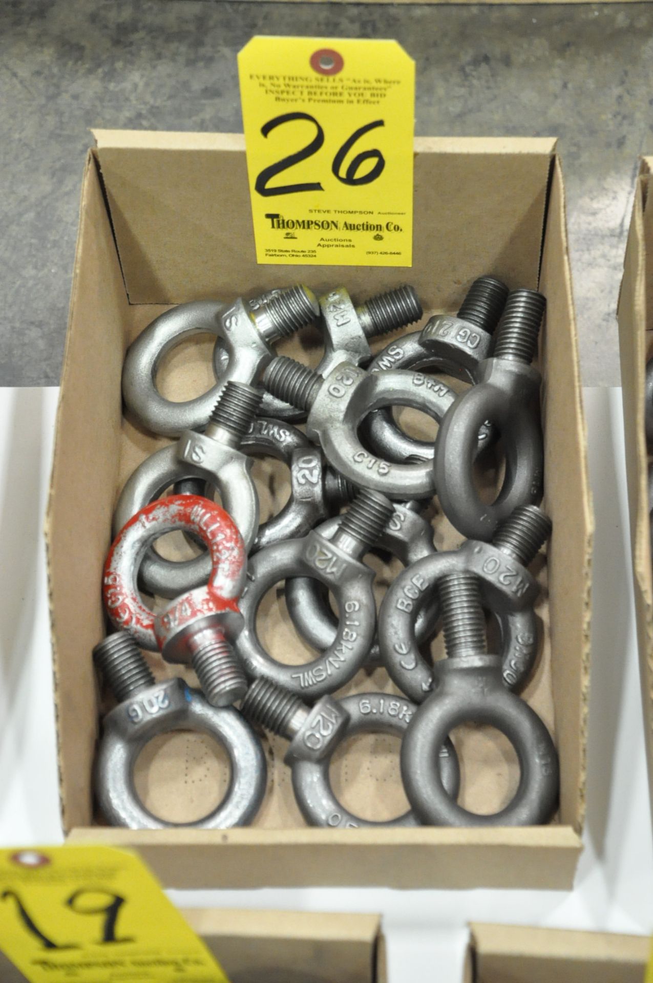 Lot-Eye Bolts in (1) Box