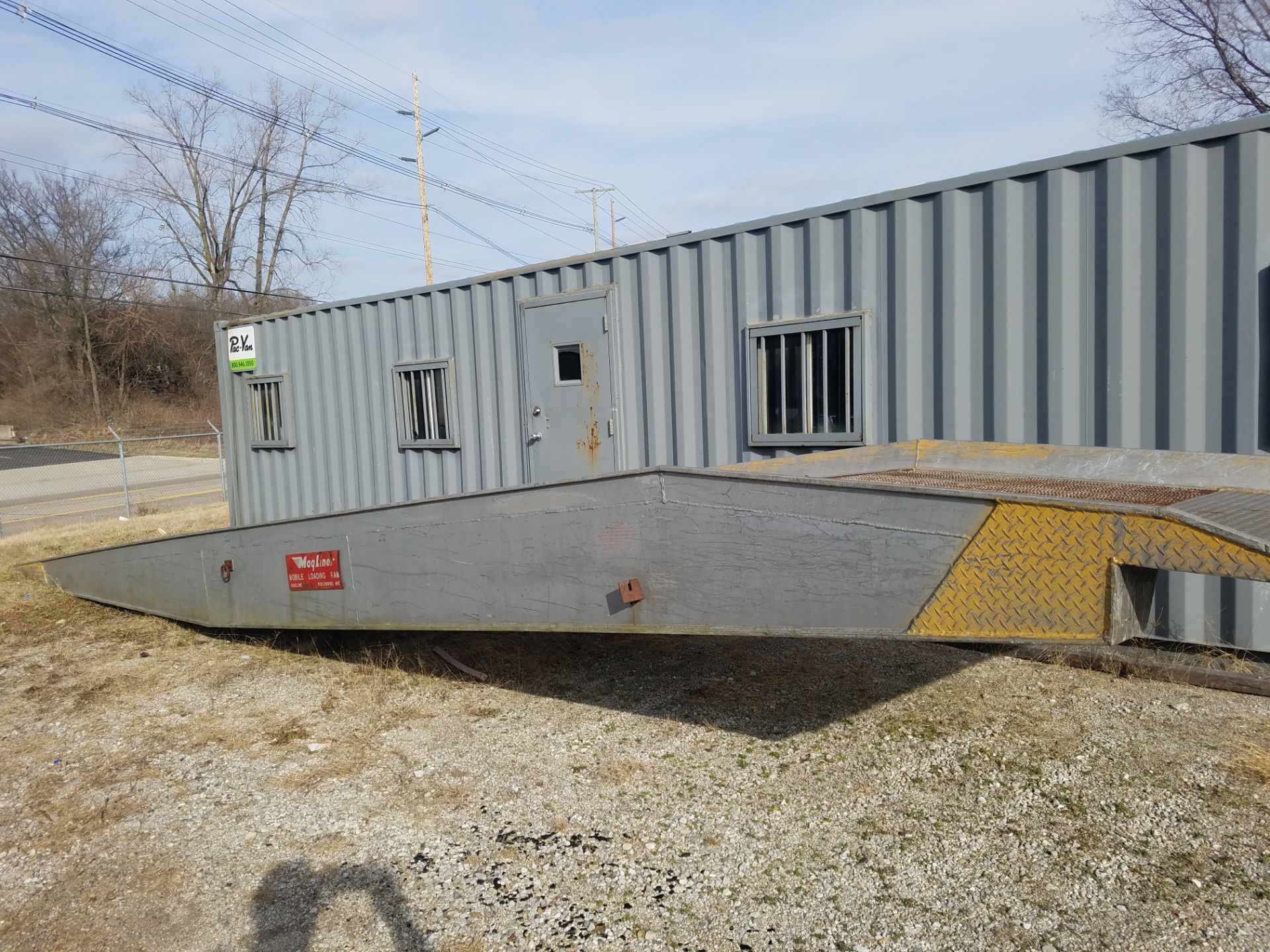 Magliner Model MDS-16-7036-6F Portable Aluminum Fork Lift Loading Ramp ...