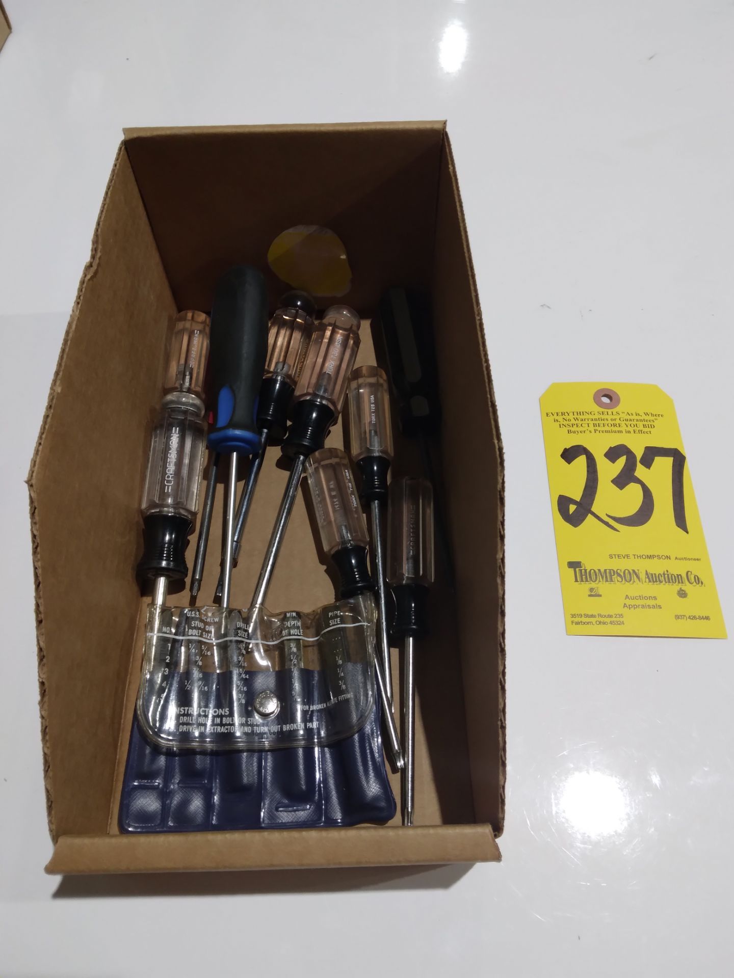 Star Screw Drivers and Extractor Set