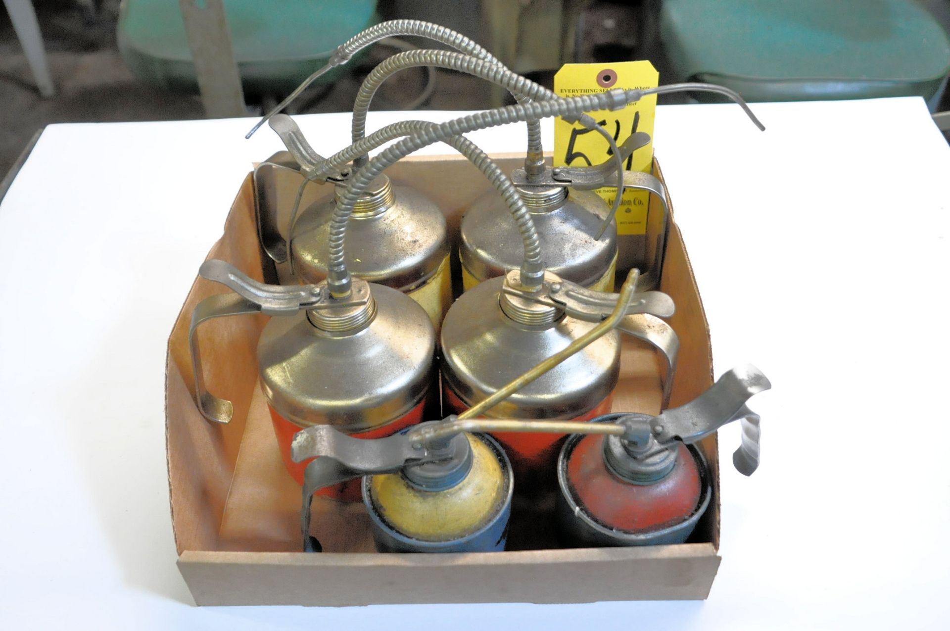 Lot-Oil Pumper Type Cans in (1) Box