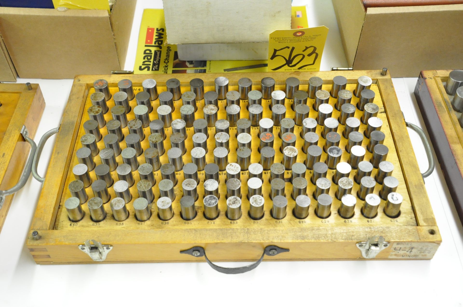 No Name .626 - .750 Pin Gage Set