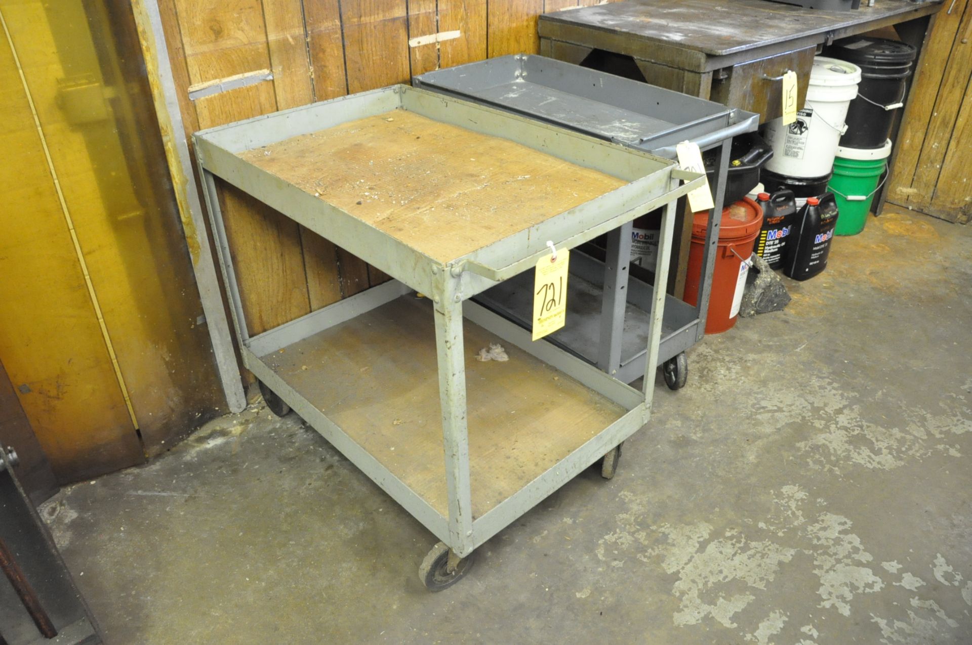 Lot-(2) Steel General Purpose Shop Carts