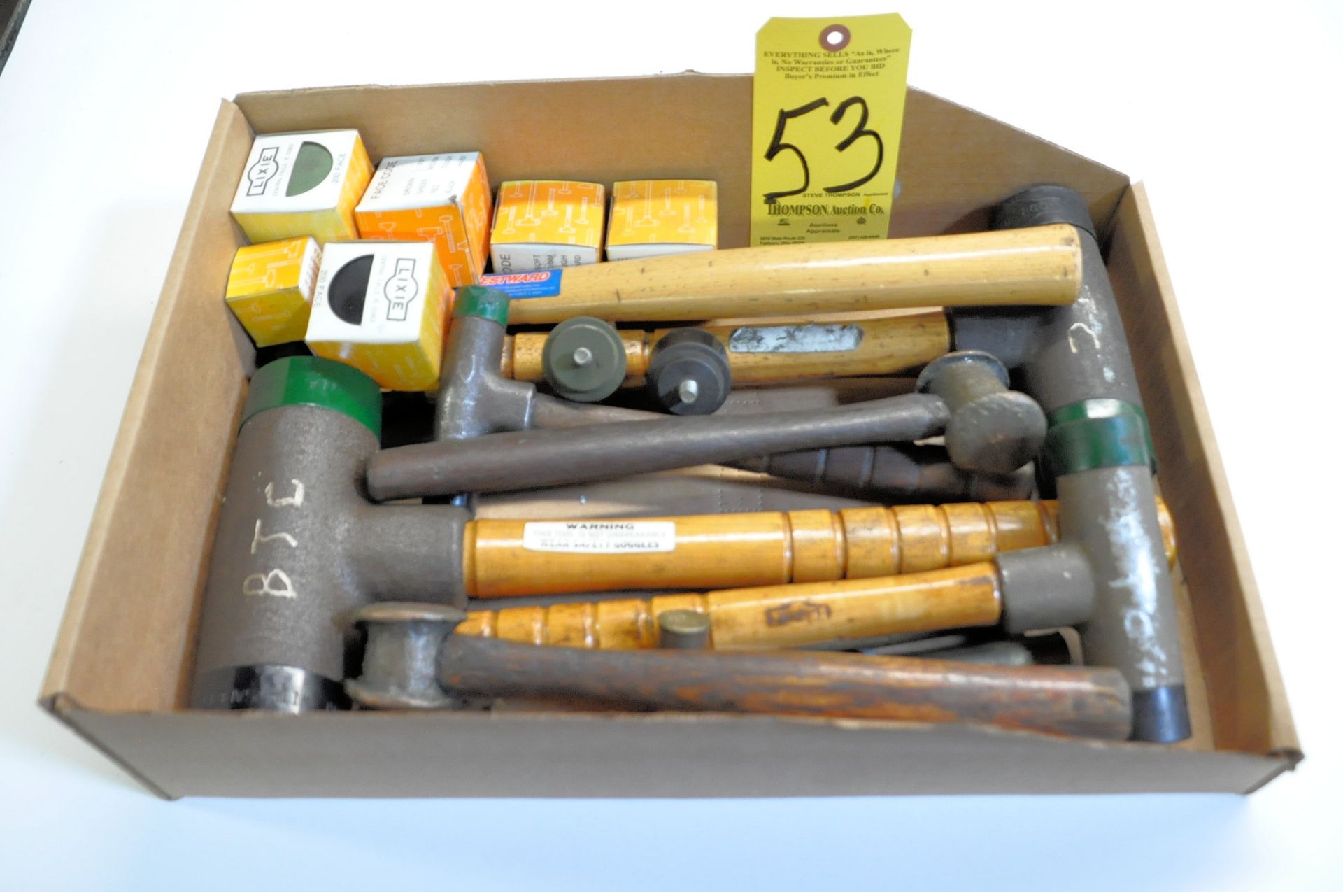 Lot-Dead Blow and Non-Spark Hammers in (1) Box