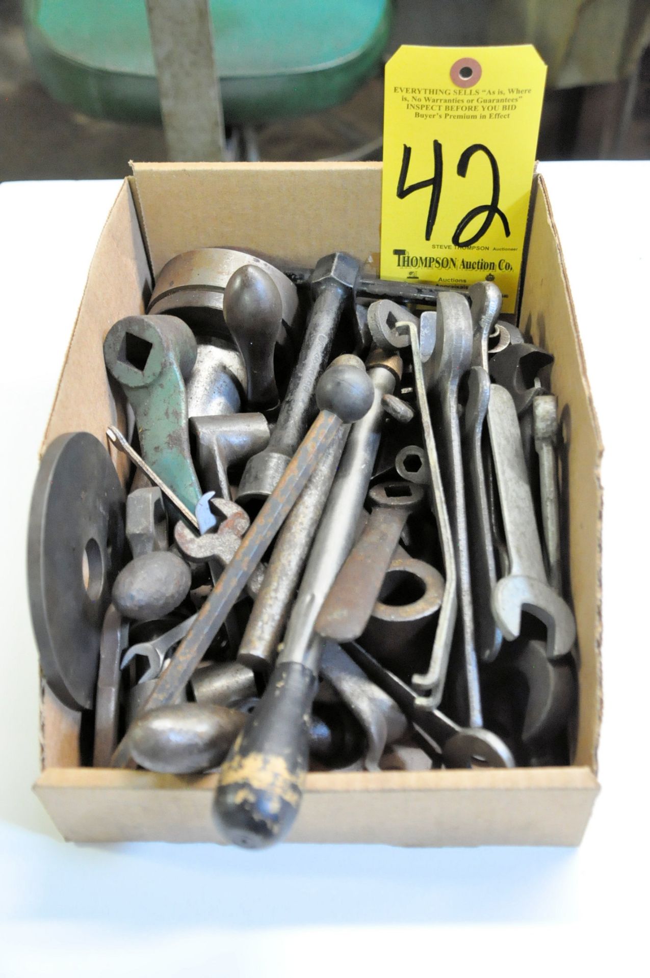 Lot-Various Machine Type Wrenches in (1) Box