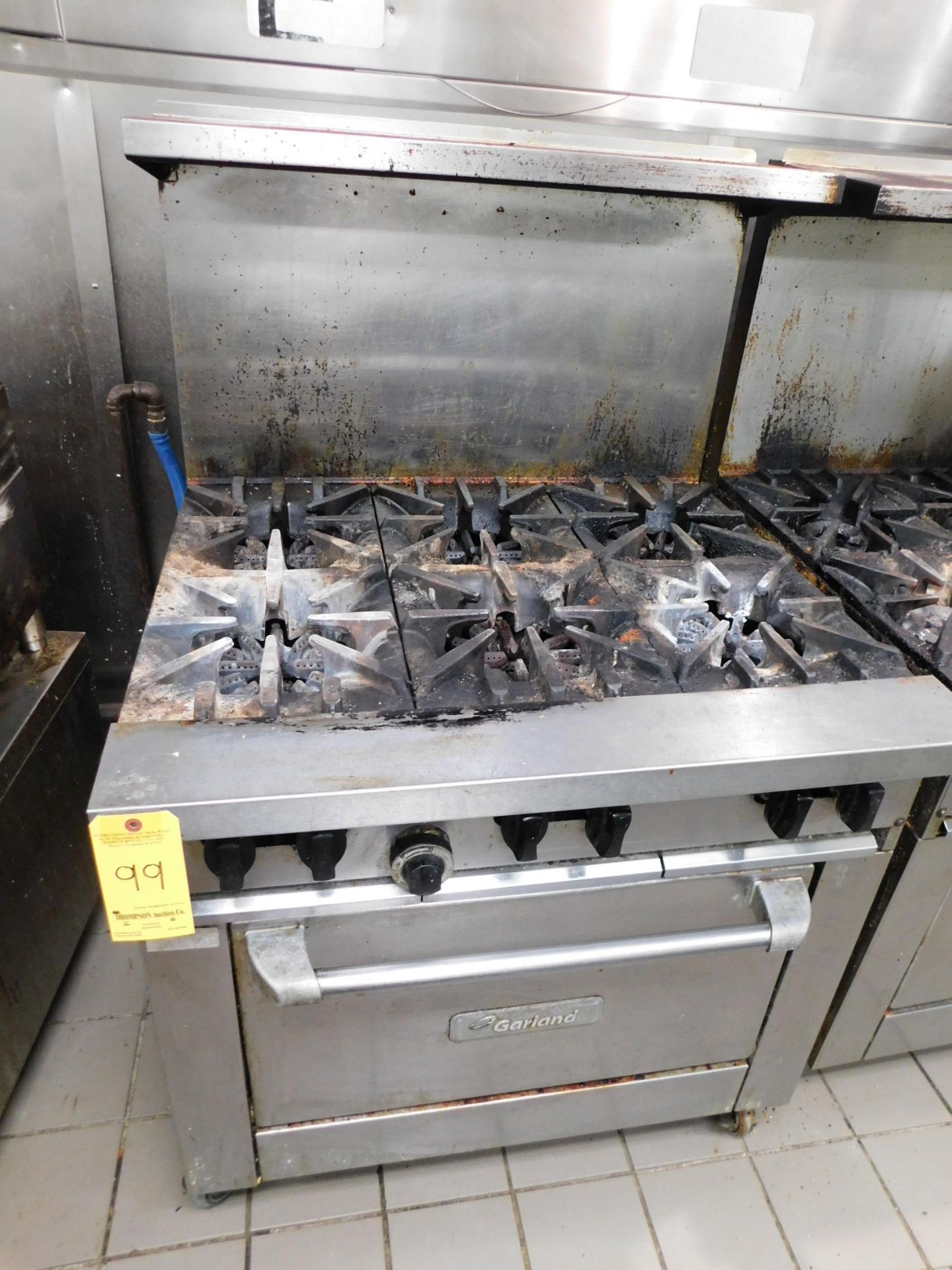 Garland Gas Grill with 6 Burners