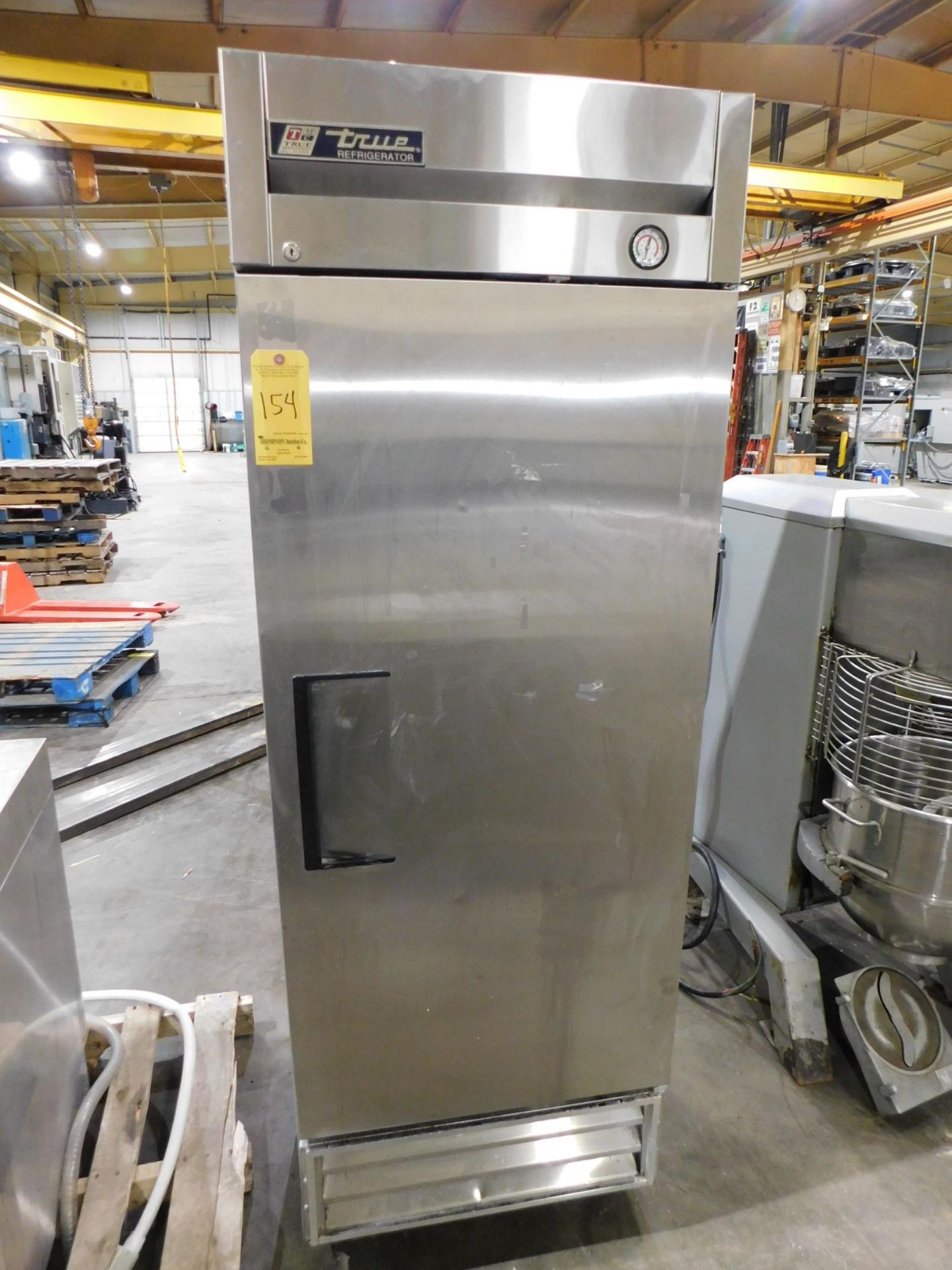 True Single Door Refrigerator, Model T-19, s/n 12600446