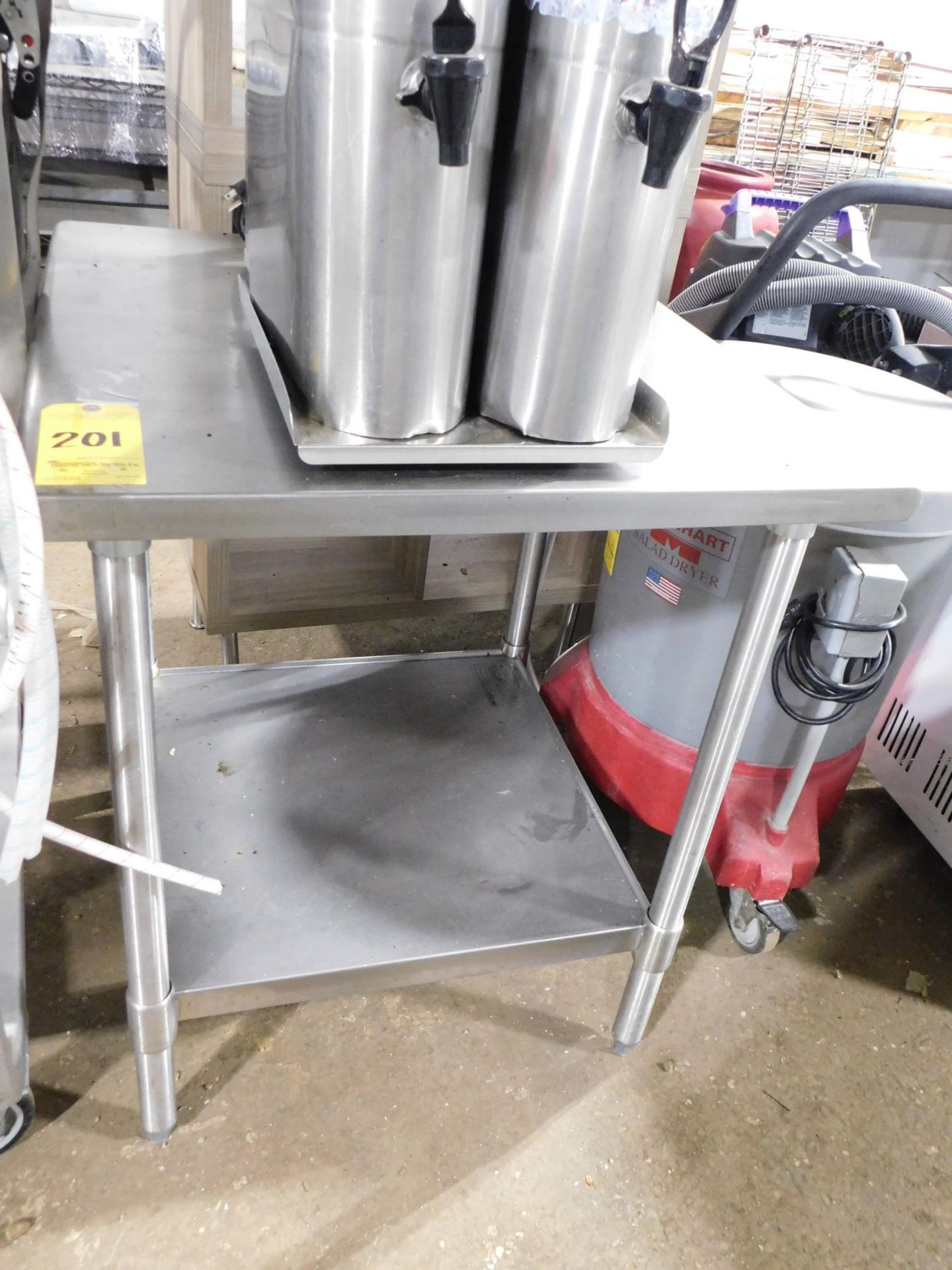 Stainless Table with SS Undershelf