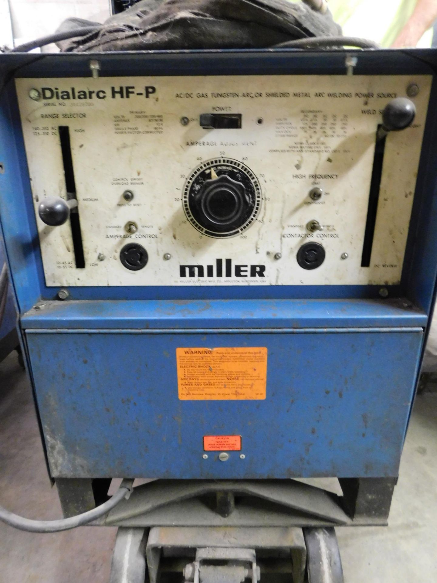 Miller Dialrc HF-P TIG WELDER SN JA429700 230/460V SINGLE PHASE