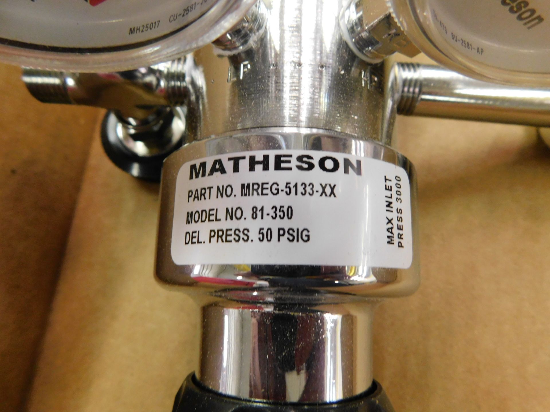 (2) New Matheson MREG-5133-XX Regulators - Image 2 of 2