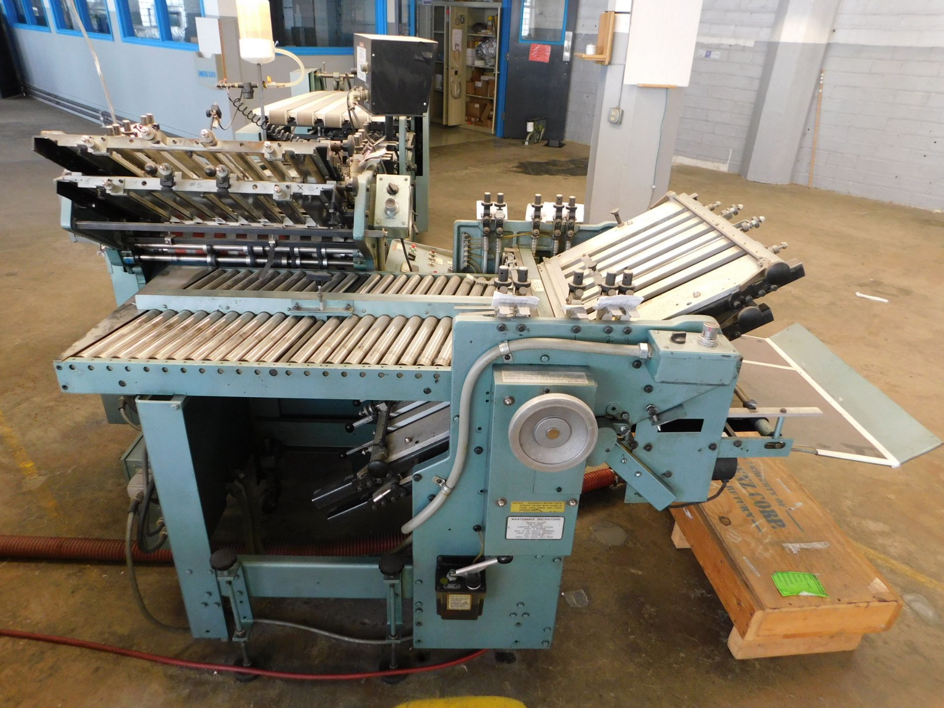 Baumfolder 720 - 20 x 26 700B folder with 8 page unit, includes 700B - 20 x 20 8pp folding unit with - Image 4 of 7