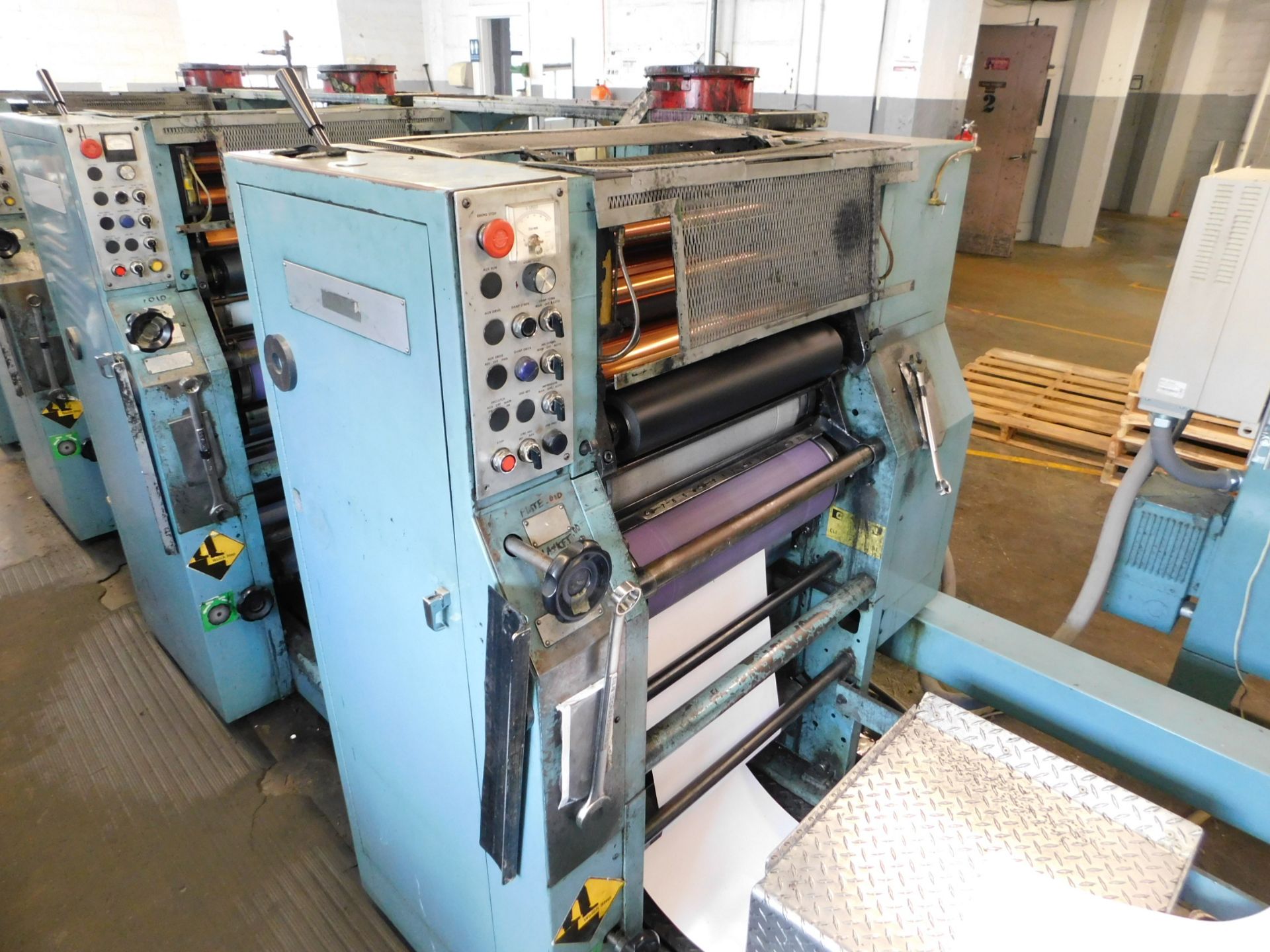 Stevens MS1000 3-Color Press, Model ST-1000, SN 0125851, Prints 1/1 or 2/1 or 3/0, Roll to Sheet, - Image 4 of 12