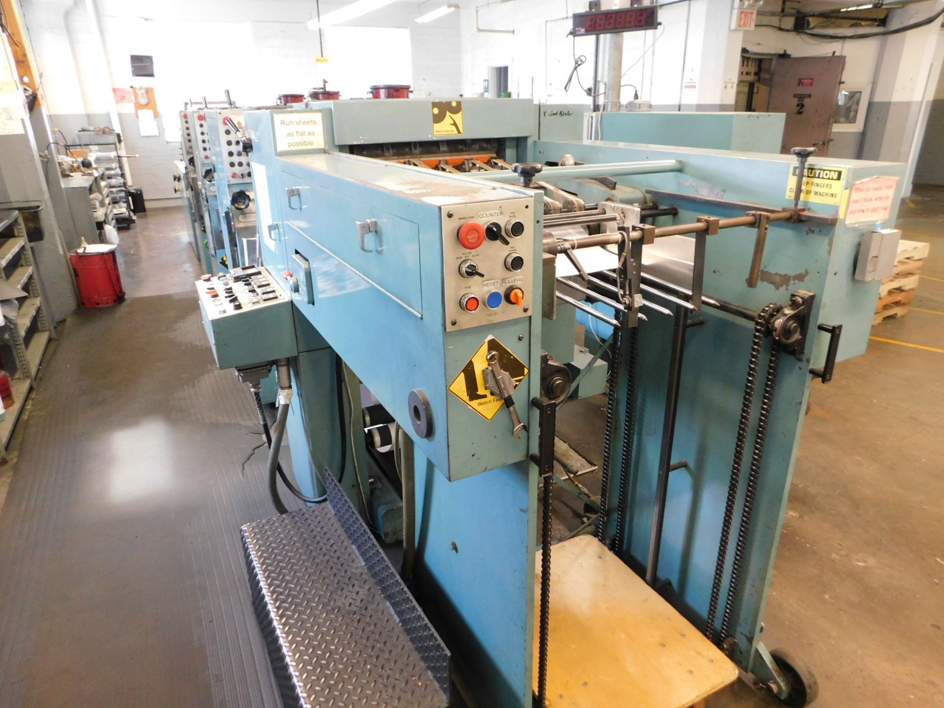 Stevens MS1000 3-Color Press, Model ST-1000, SN 0125851, Prints 1/1 or 2/1 or 3/0, Roll to Sheet, - Image 2 of 12